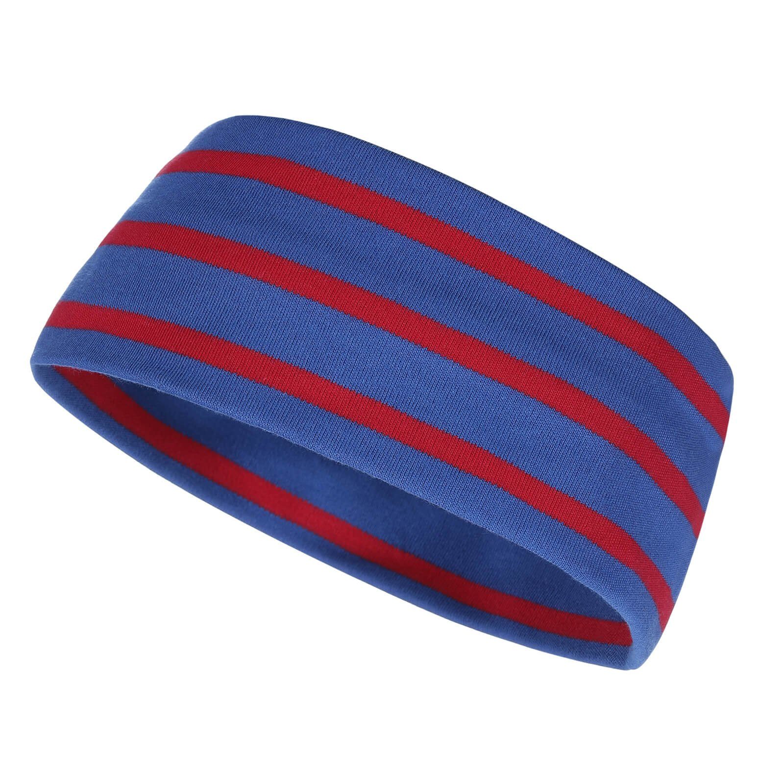 modAS Stirnband 2535 Unisex Kopfband Maritim für Kinder und Erwachsene zweilagig Baumwolle