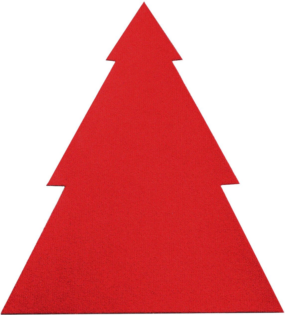 2-St), Tischdeko (Set, oder 47,5 rot, als ideal in Platzset, Textil, Primaflor-Ideen x Weihnachtsdeko auch Größe Untersetzer, Tannenbaum, 40cm