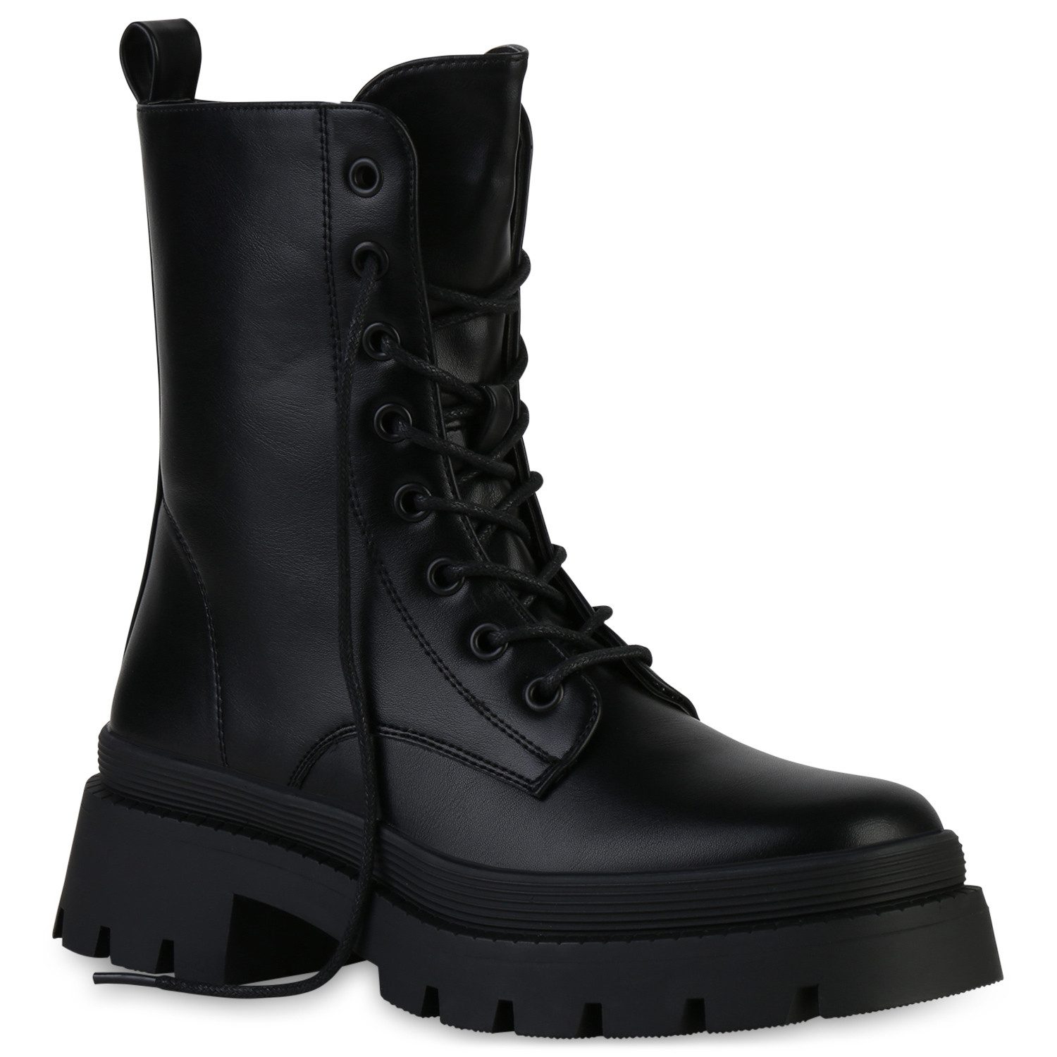 VAN HILL 839524 Schnürstiefelette Damen Leicht Gefüttert Schnürstiefeletten günstig online kaufen