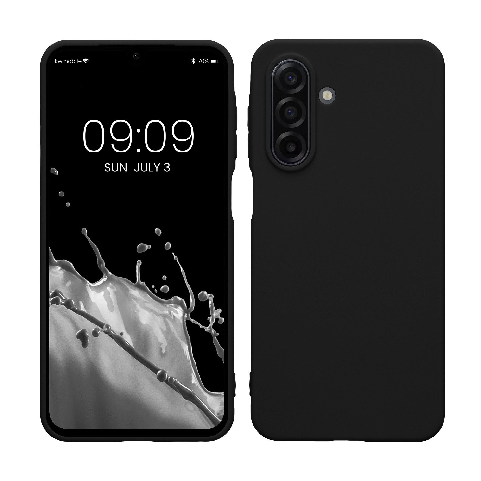 kwmobile Smartphone-Hülle Hülle für Samsung Galaxy A17 4G / 5G, Hülle Silikon - Soft Handyhülle - Handy Case Cover