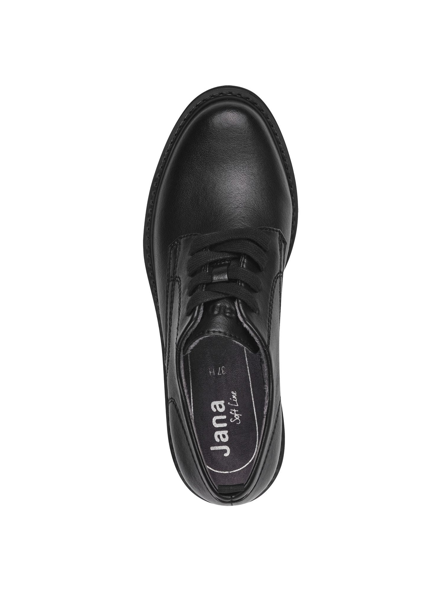 Jana Vegan, Mehrweite mit Blockabsatz Blockabsatz Schnürschuh Vegan
