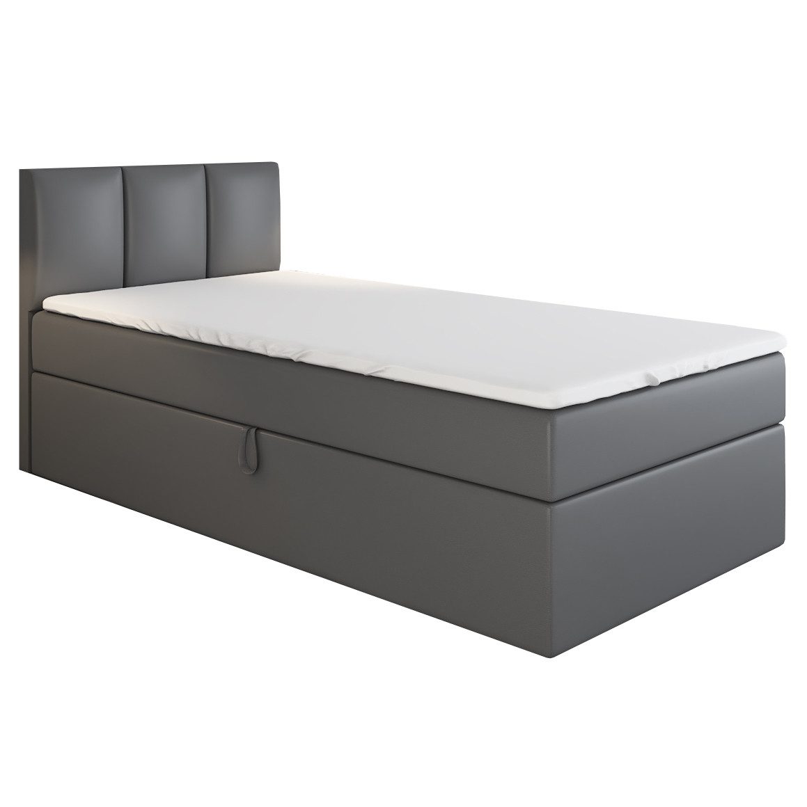 A&J MöbelLand GmbH Boxspringbett Einzelbett NASI mit Bettkasten, Topper und günstig online kaufen