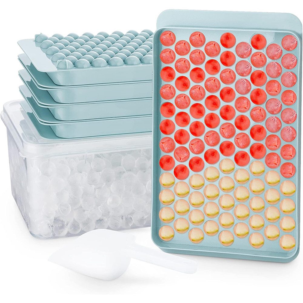 TUWENA Eiswürfelform Eiswürfelschalen, Upgraded Kleine Eiswürfelschalen Easy Release