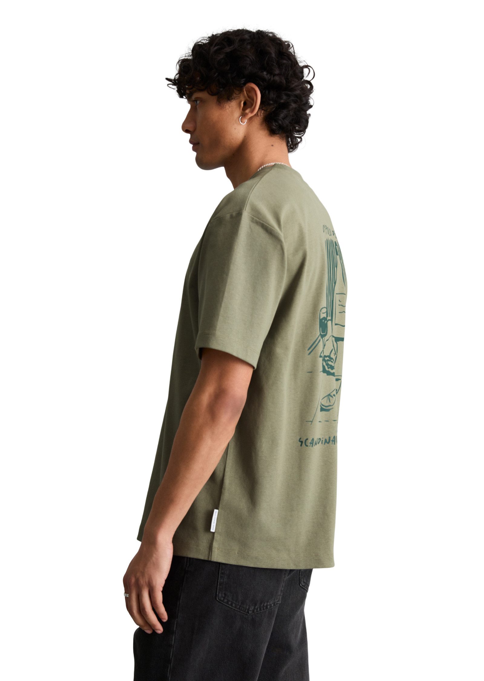 Marc O'Polo DENIM T-Shirt mit Rückenprint