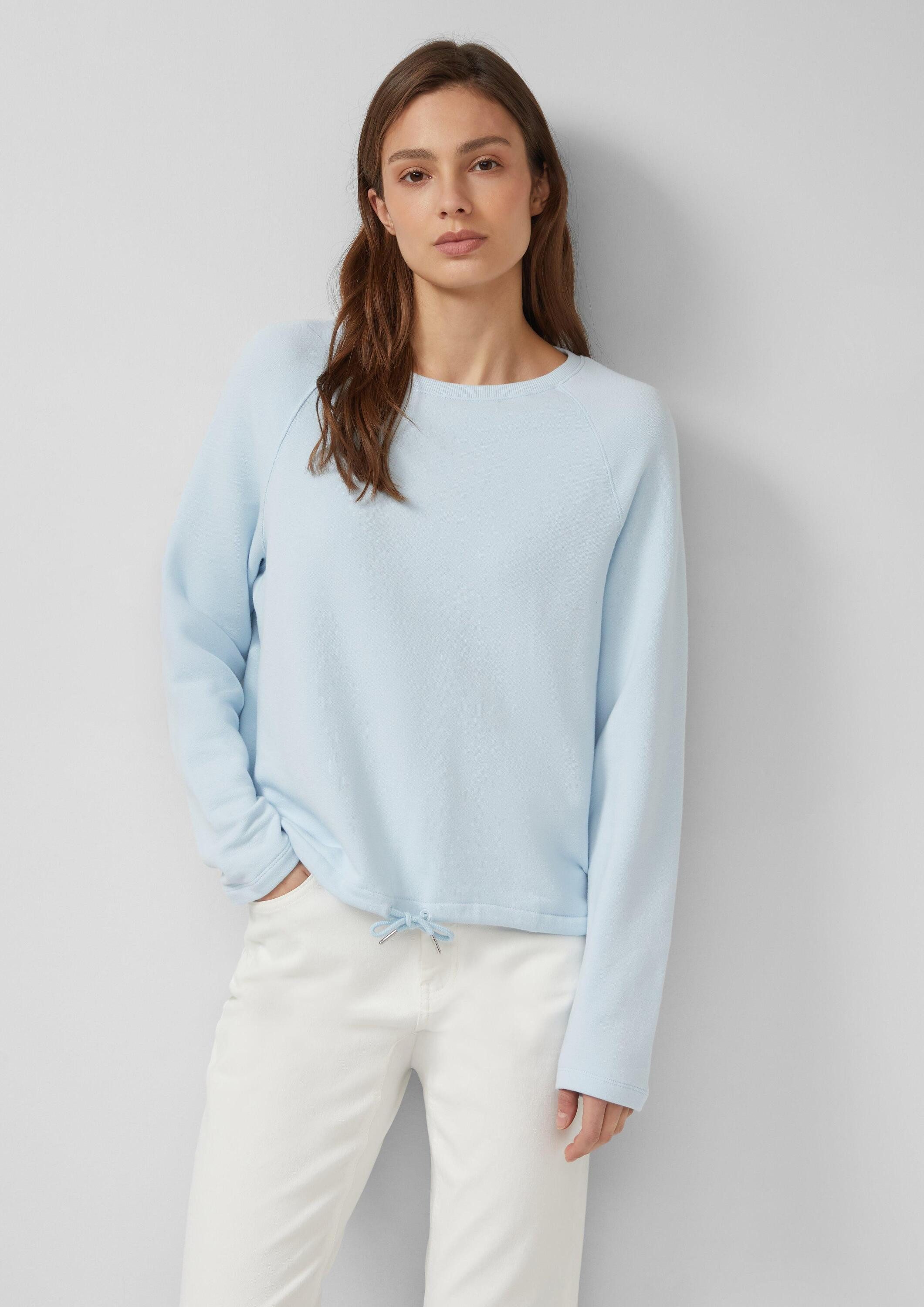 s.Oliver Sweatshirt Sweatshirt Sweatshirt im Relaxed Fit mit Rückenprint