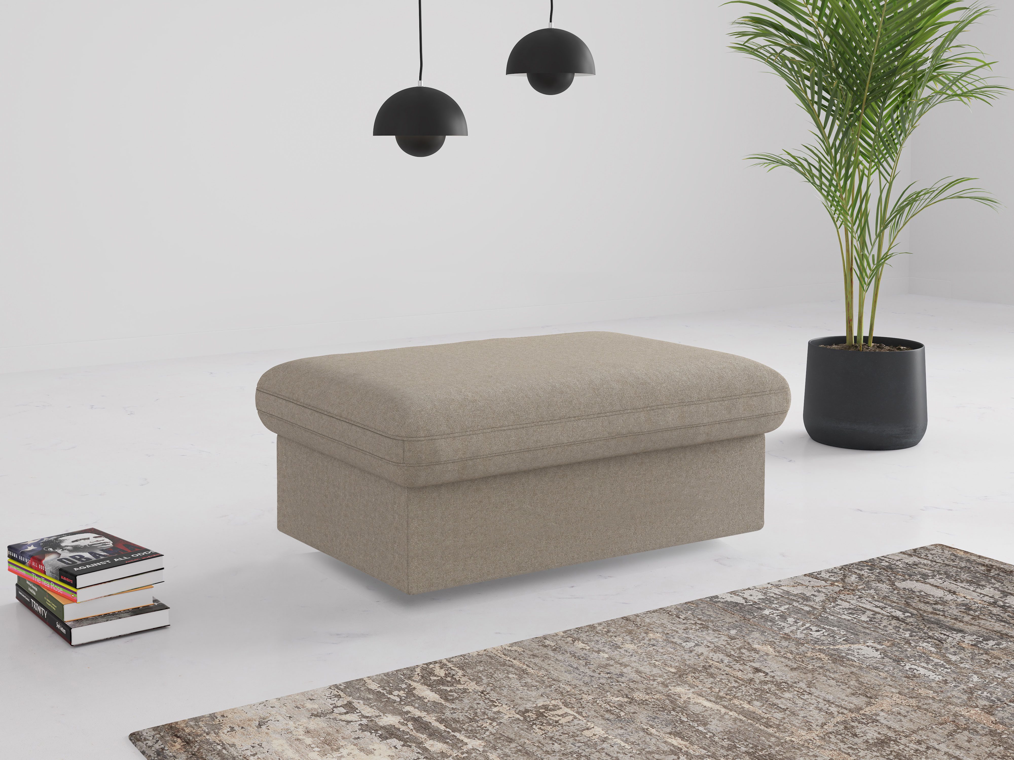 sit&more Polsterhocker Moreno, B: 90 cm, günstig online kaufen