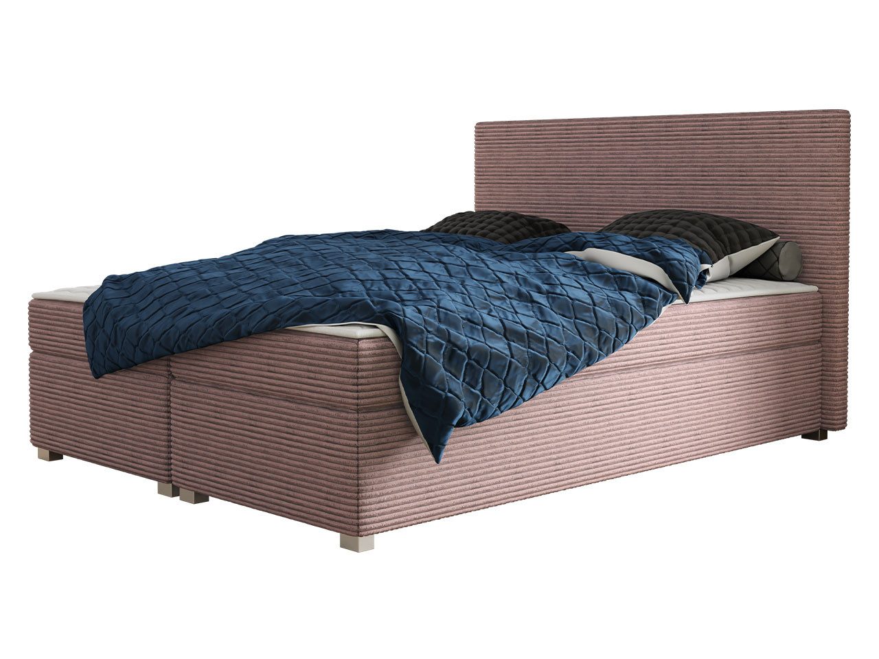 MIRJAN24 Boxspringbett Simple Cord (mit Topper), 140/160/180x200 cm, Bonell günstig online kaufen