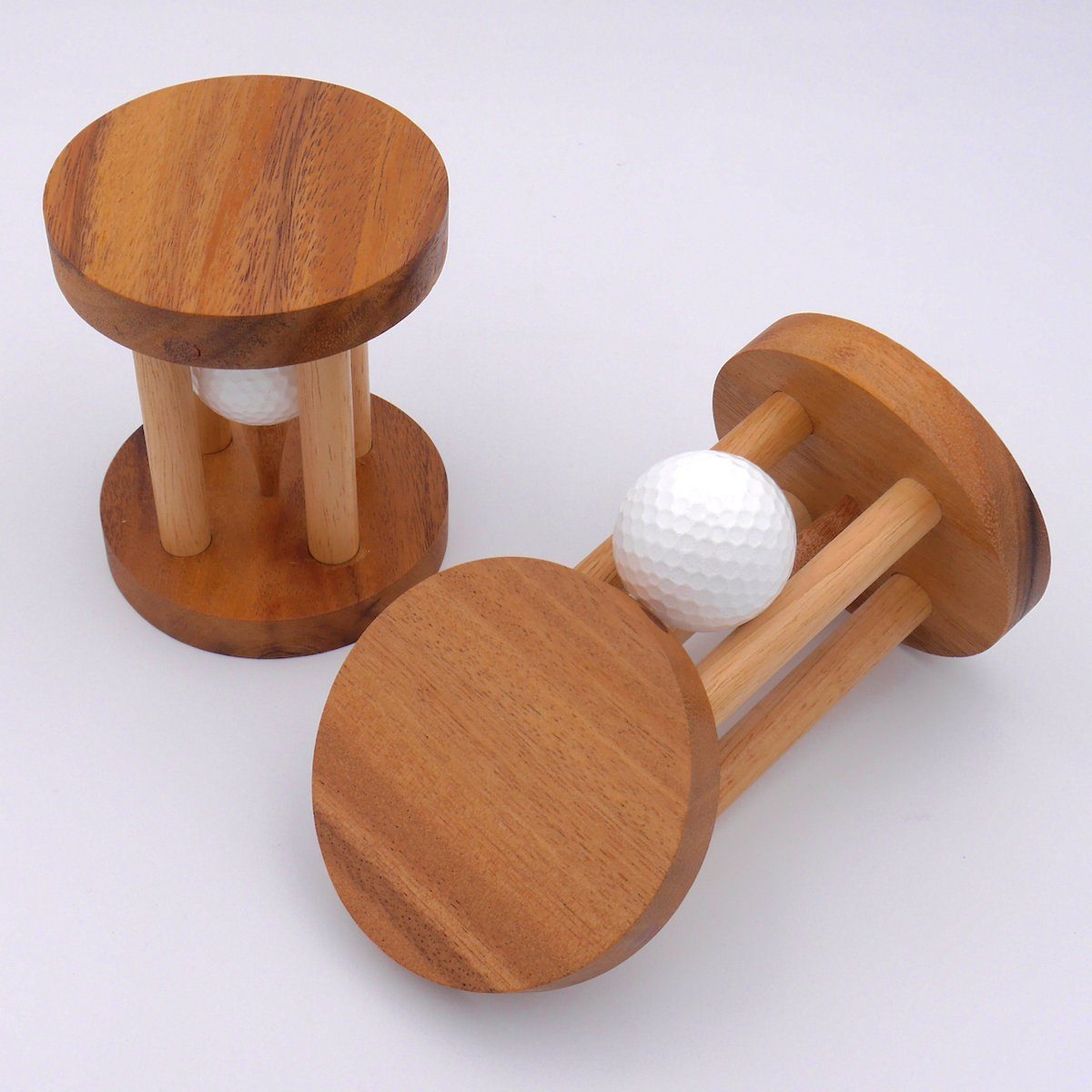Geschicklichkeitsspiel im nur Geschenk ROMBOL Holzspiel lustiges Golfball ein Golf-Fans, für Denkspiele Knast, Spiel, nicht