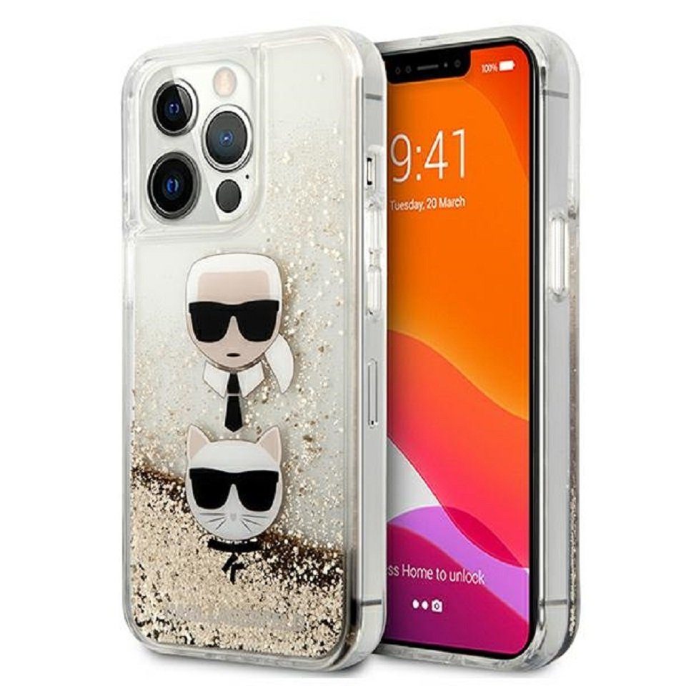 KARL LAGERFELD Handyhülle »Case Cover Kunststoff Glitzer gold« iPhone 13  Pro online kaufen | OTTO