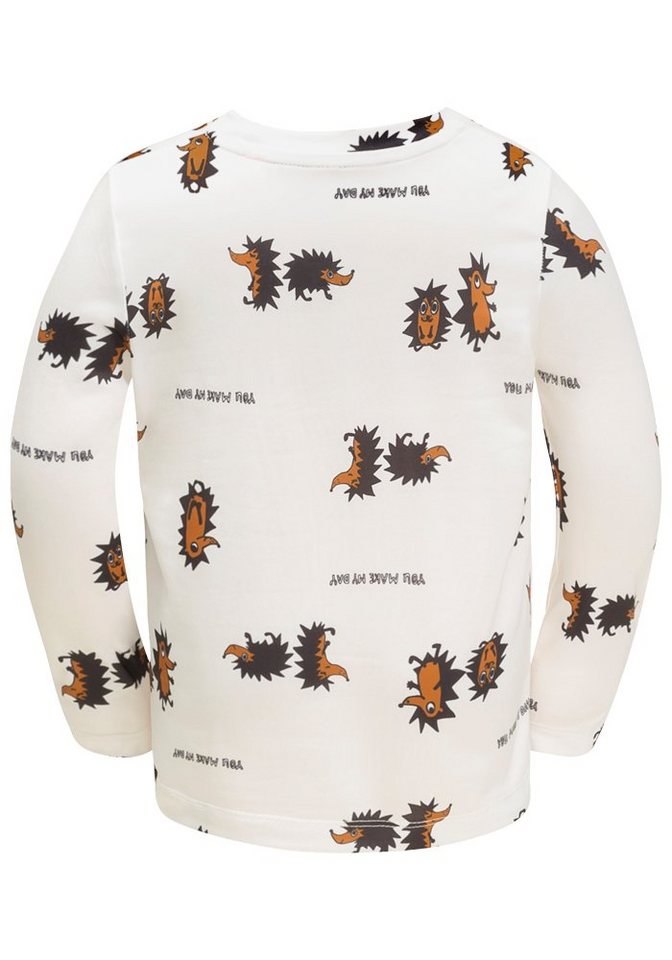 Jack Wolfskin Rundhalspullover GLEELY PRINT LONGSLEEVE K