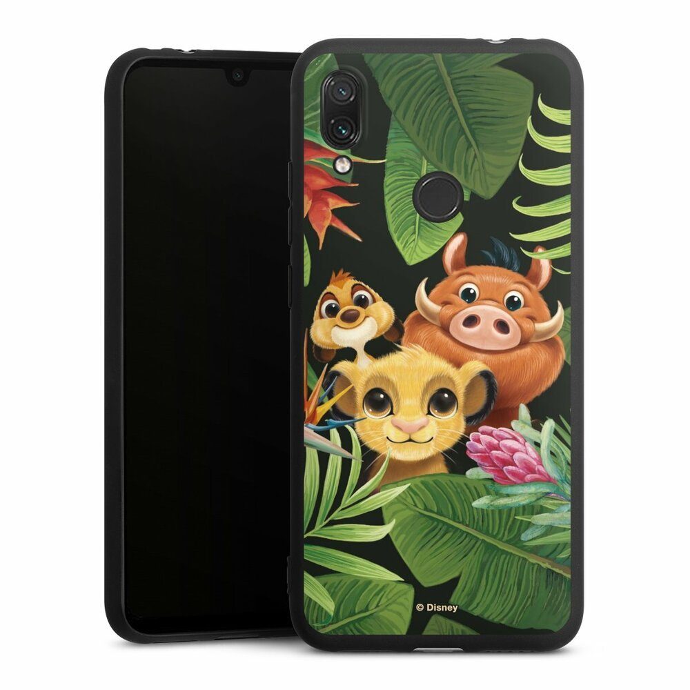 DeinDesign Handyhülle Disney Simba Timon und Pumbaa Simbas Friends, Xiaomi Redmi Note 7 Silikon Hülle Premium Case Handy Schutzhülle