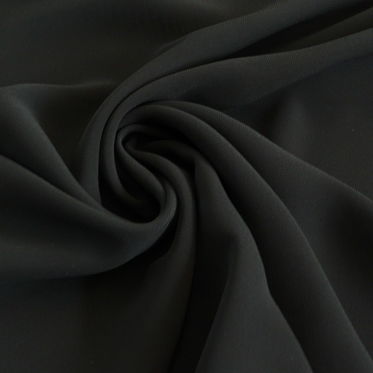 SCHÖNER LEBEN. Stoff Chiffon Meterware schwarz