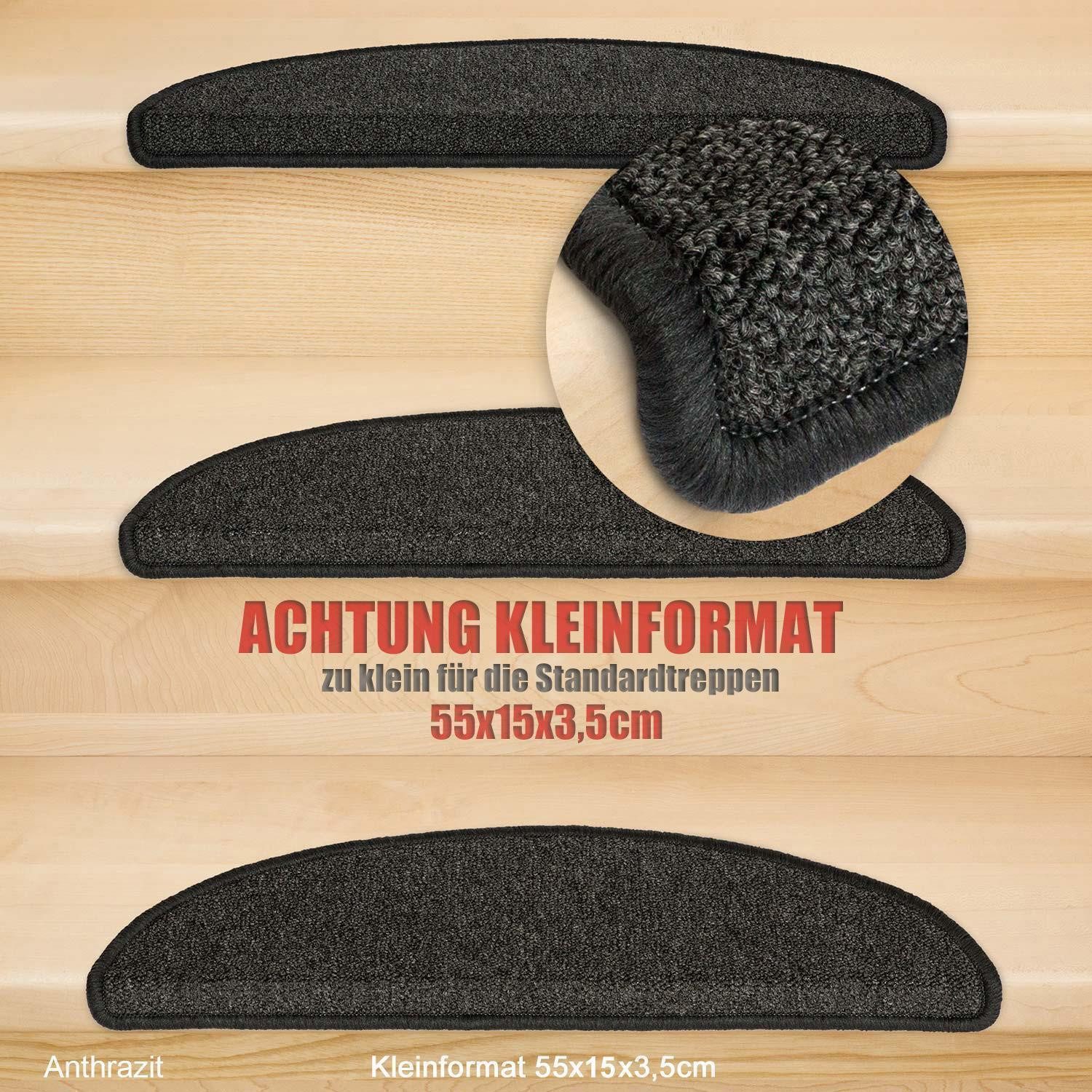 Metzker® Stufenmatte Stufenmatten Rambo Kleinformat 55x15x3,5cm Halbrund, h günstig online kaufen