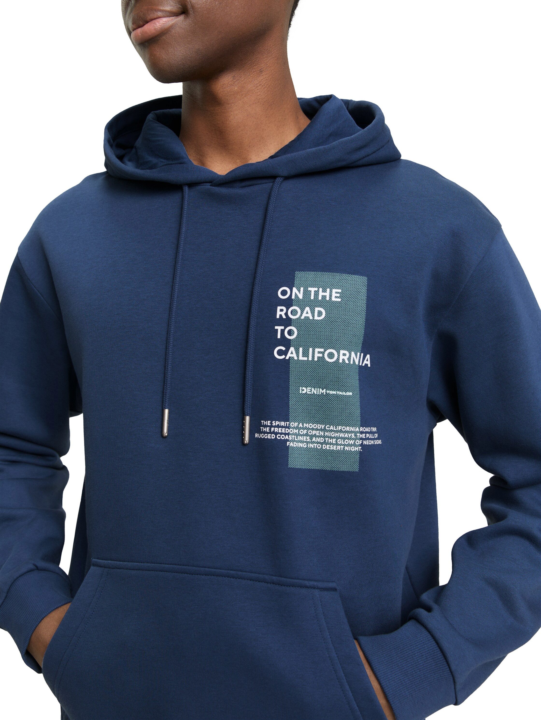 TOM TAILOR Denim Hoodie mit Print