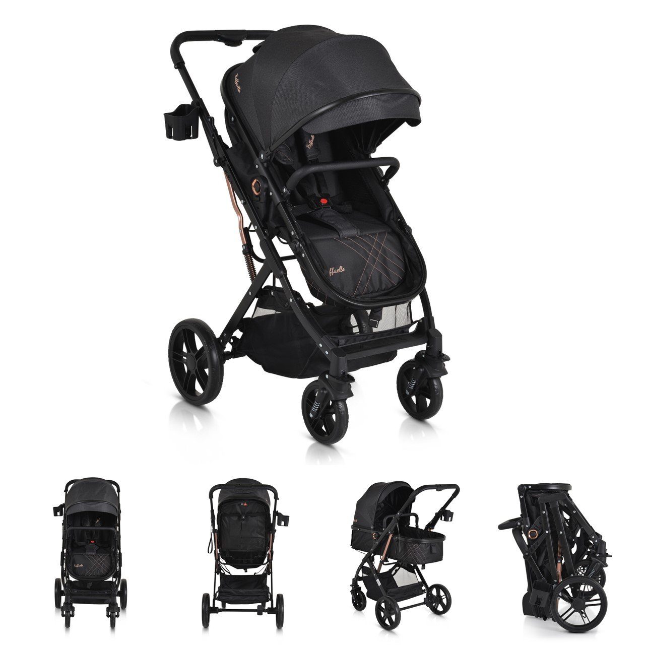 Kombi-Kinderwagen Kombikinderwagen Rafaello 2in1