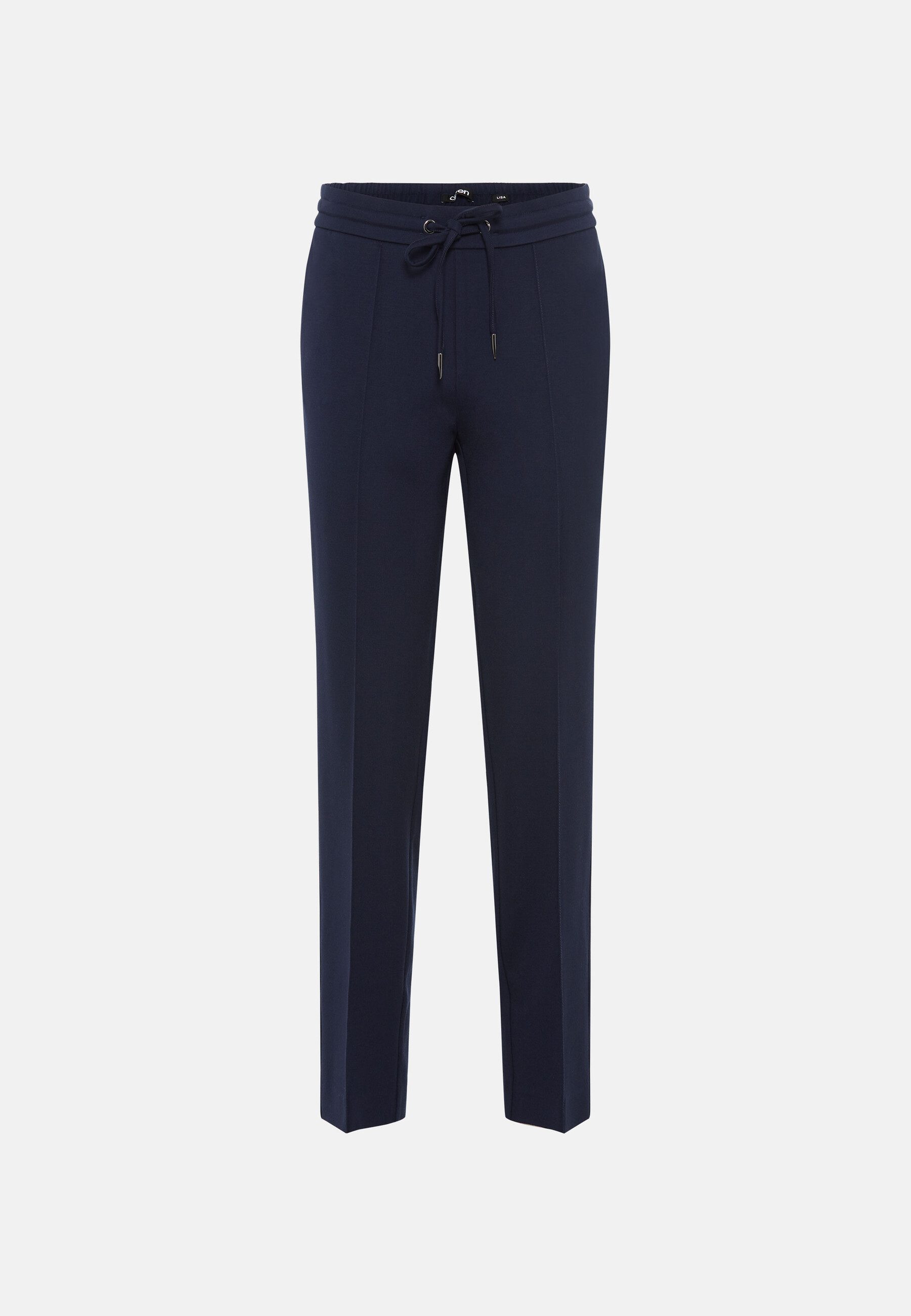 Olsen Stoffhose mit Gummizug, Tunnelzug und Bindeband