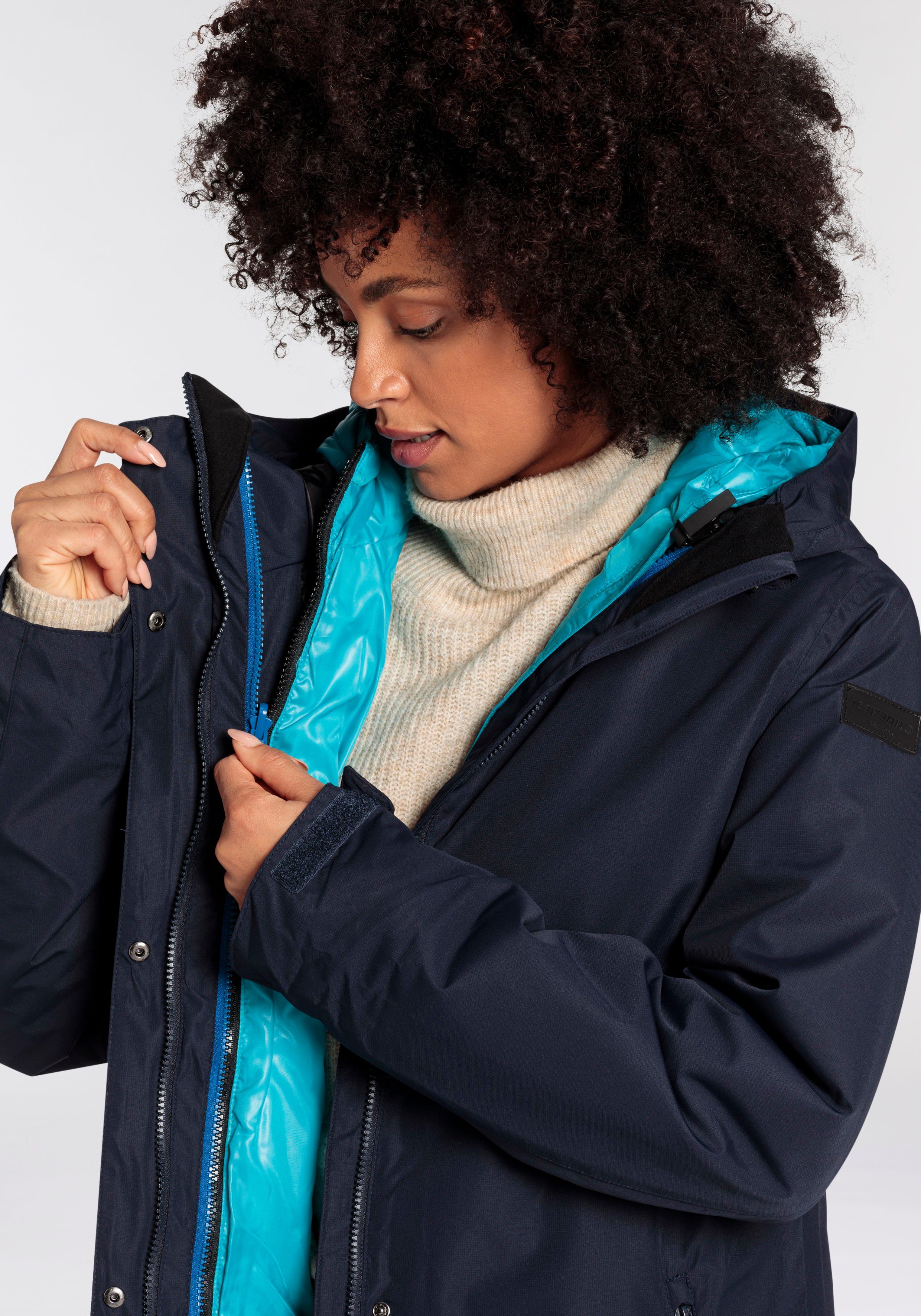 Icepeak 3-in-1-Funktionsparka PHILIPPSBU Winterjacke Wasserdicht, Winddicht & Atmungsaktiv