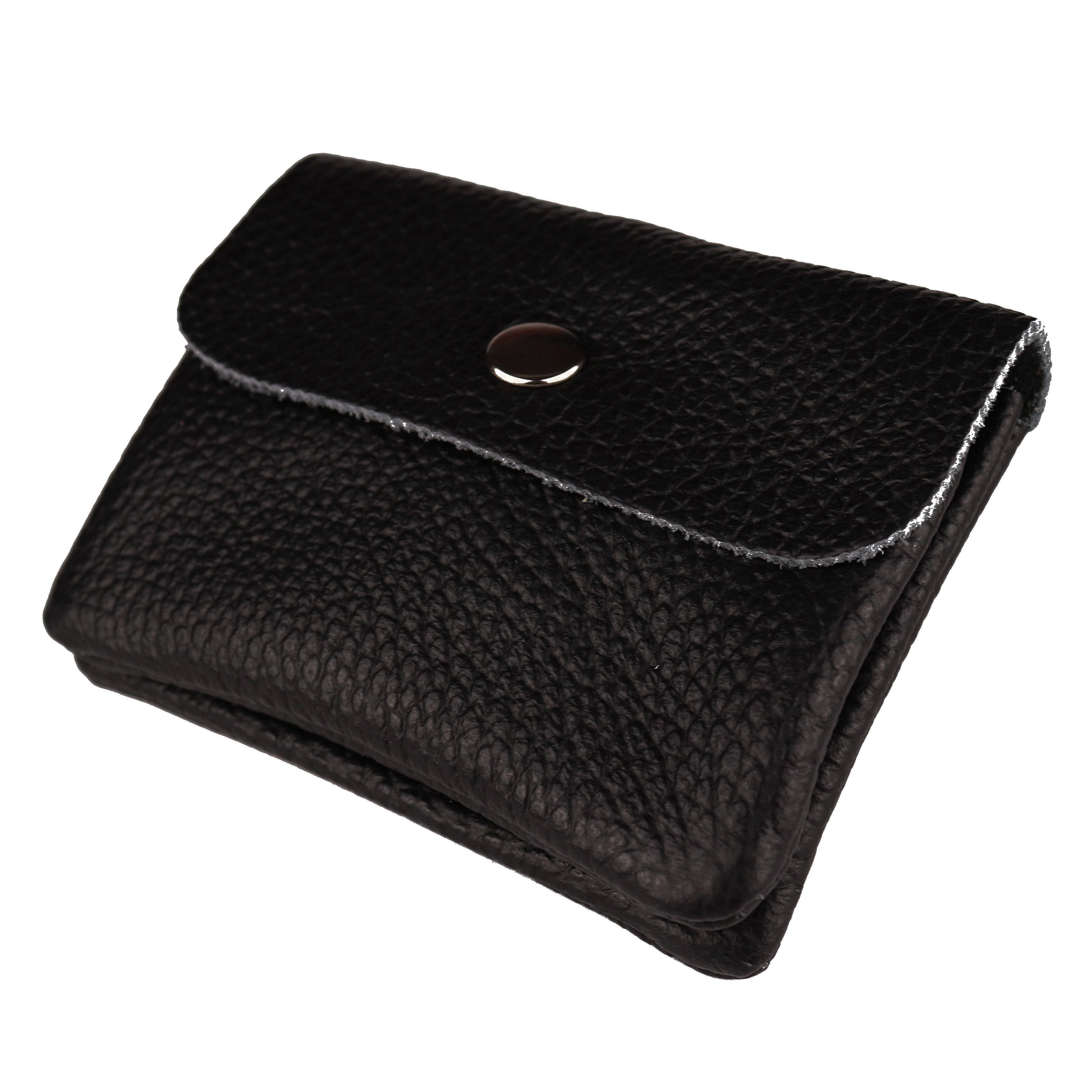 MIRROSI Mini Geldbörse Kleines Mittelgroßes Portemonnaie MADE IN ITALY Echtleder (11x8x2cm BxHxT), viele tolle Trendfarben zur Auswahl, leicht