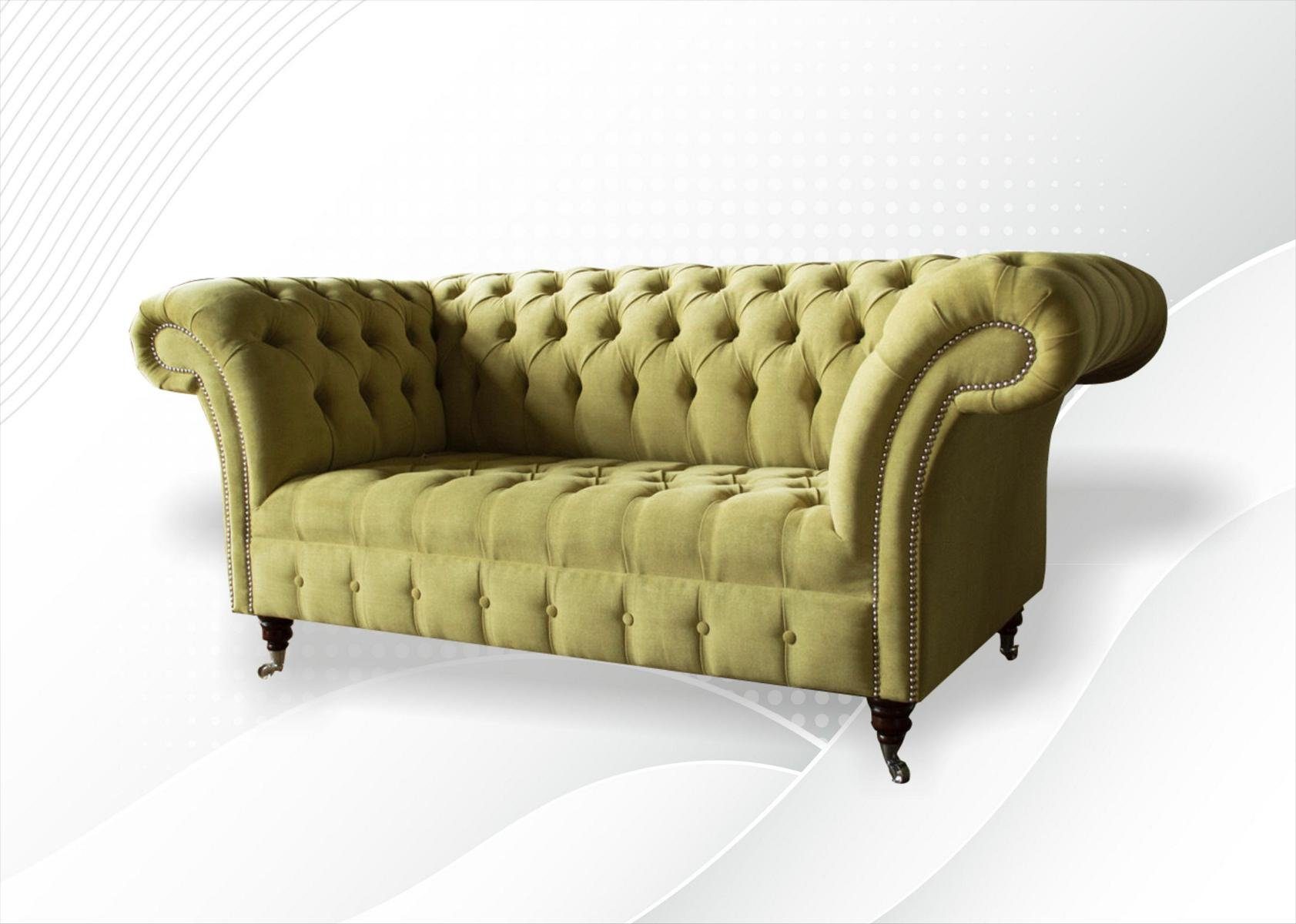 JVmoebel Chesterfield-Sofa, Sofa 2Sitzer Couch Polster Sofas Chesterfield Wohnzimmer Design