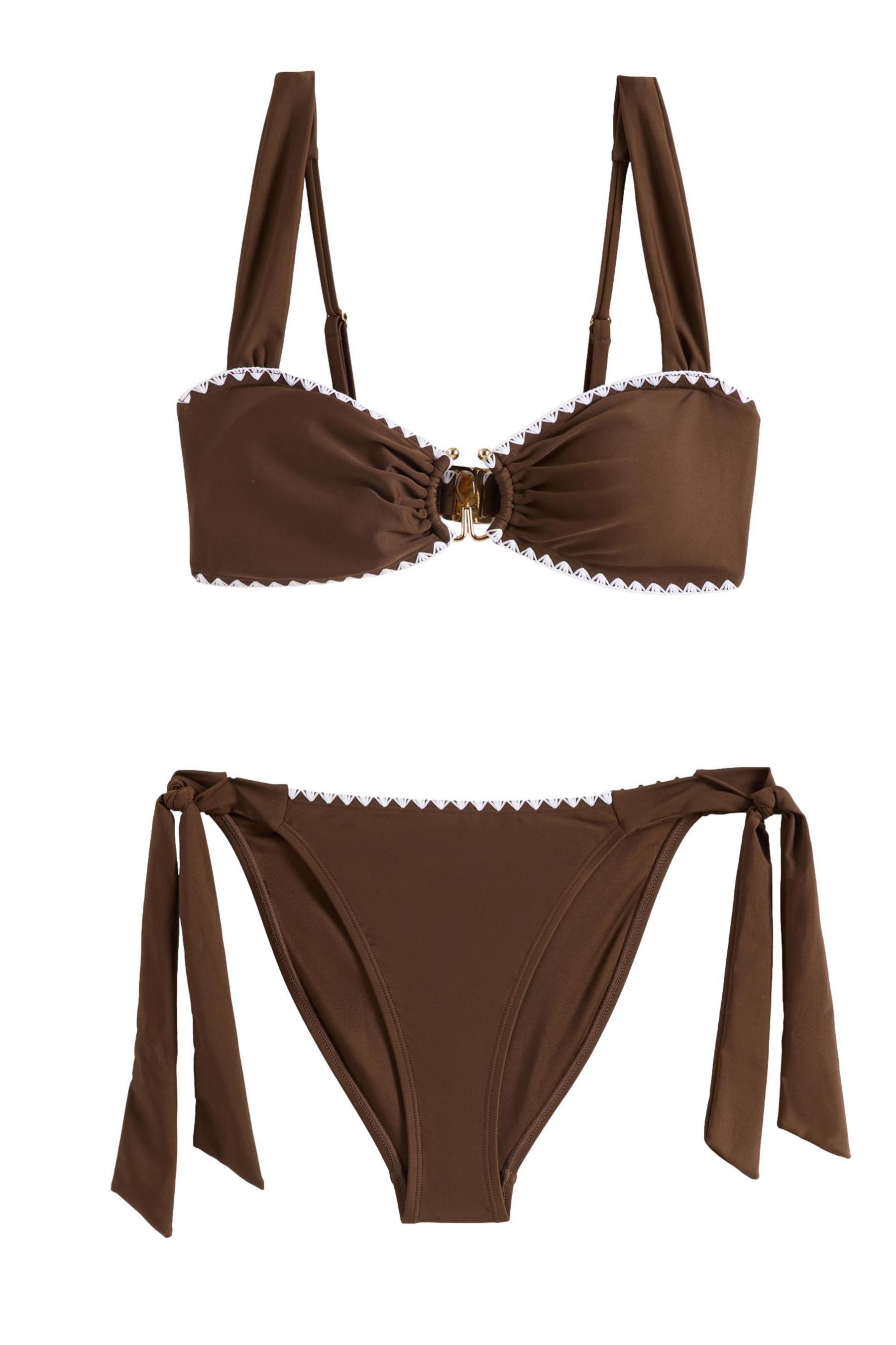 Triangel-Bikini Friends Like These Bikini mit Randstreifen