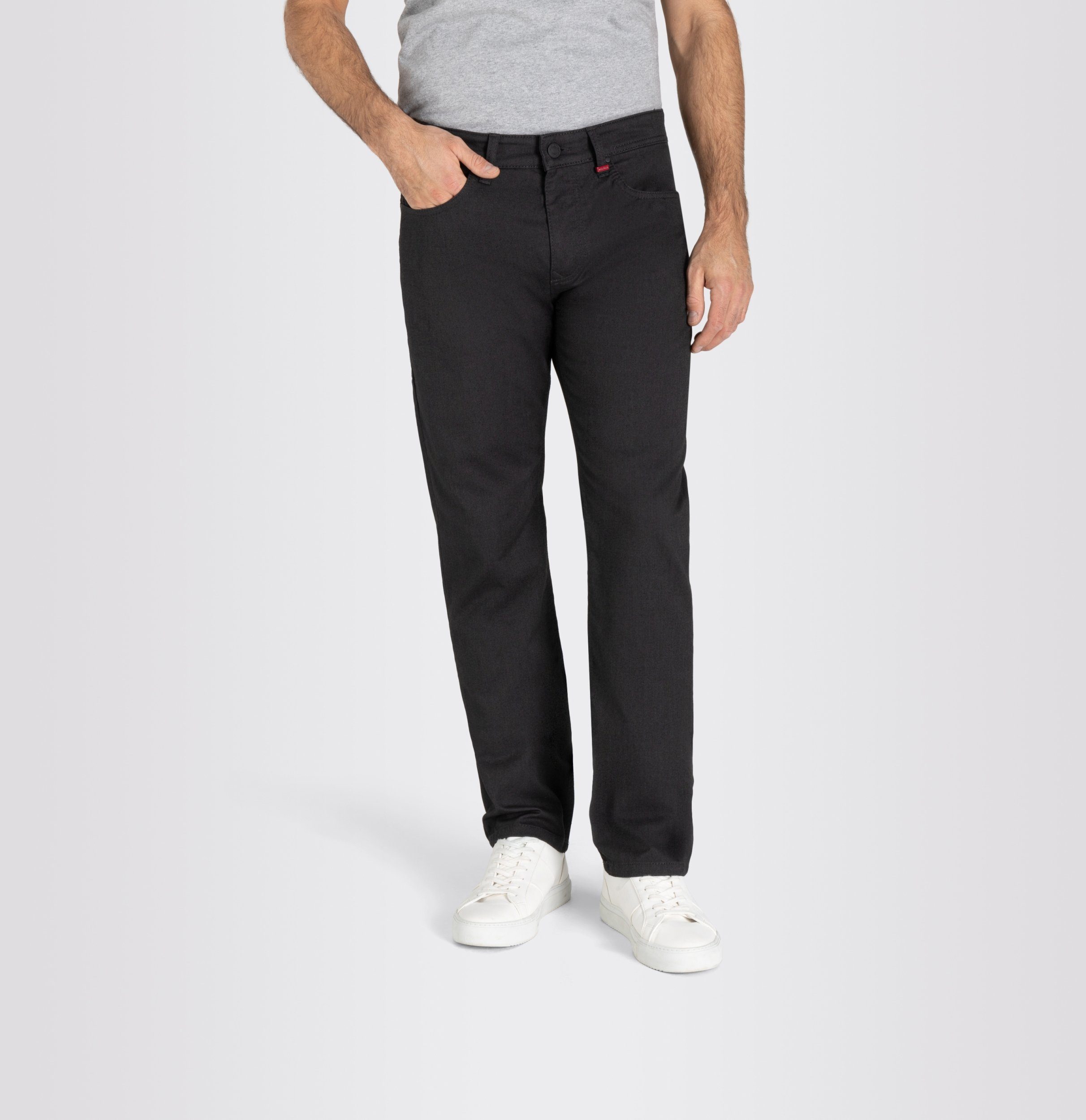 5-Pocket-Jeans MAC JEANS Structure Arne, Flex - Grau