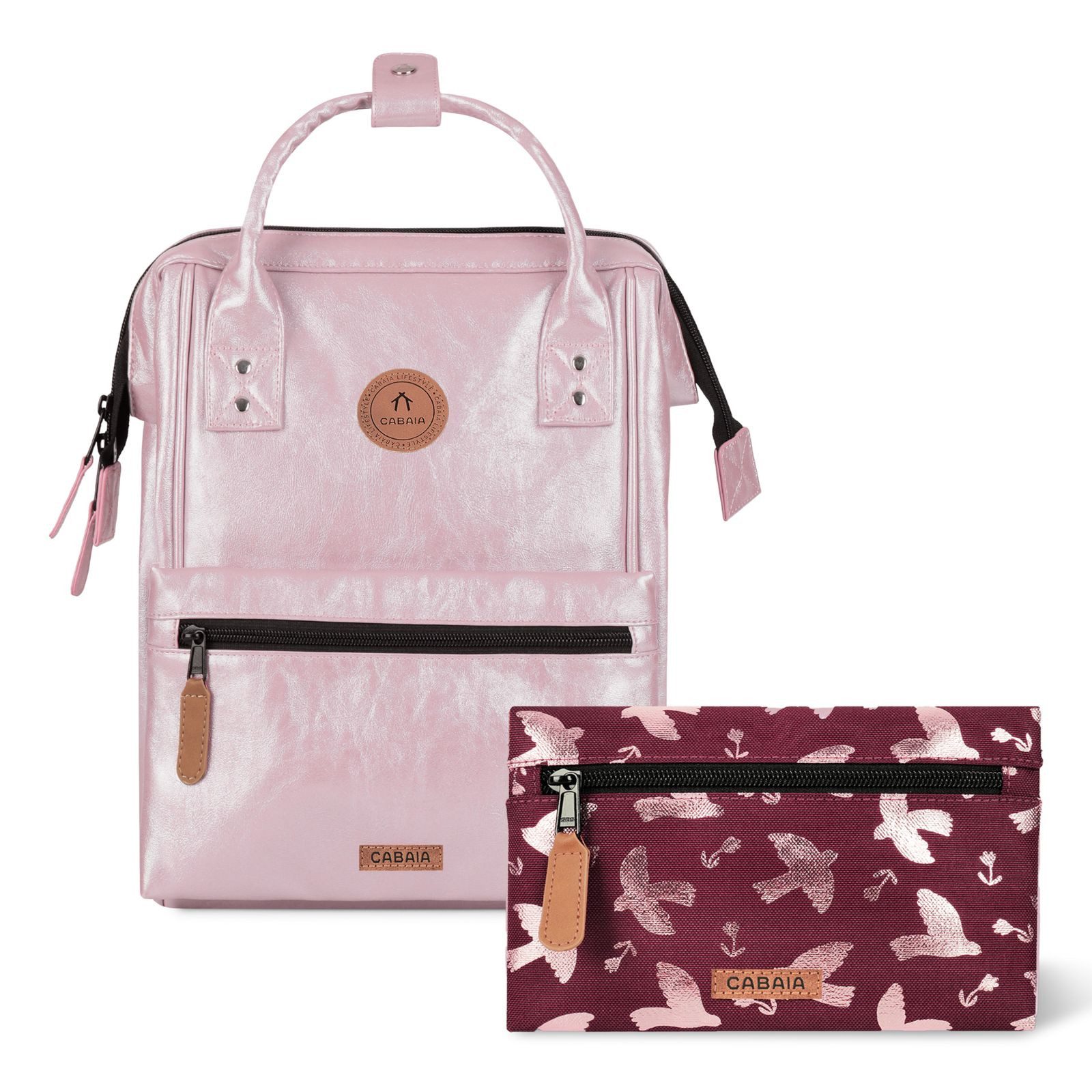 CABAIA Rucksack Iridescent Backpack (Set, 3-tlg)