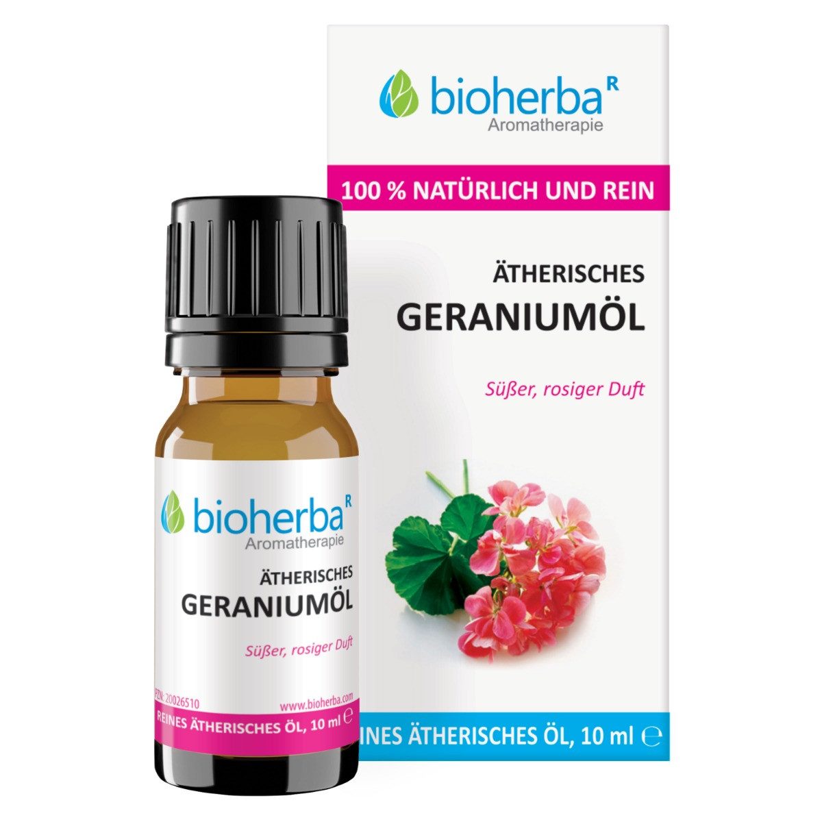 BIOHERBA R Pflege-Set Bioherba Ätherisches reines Geraniumöl 10ml, 1-tlg.