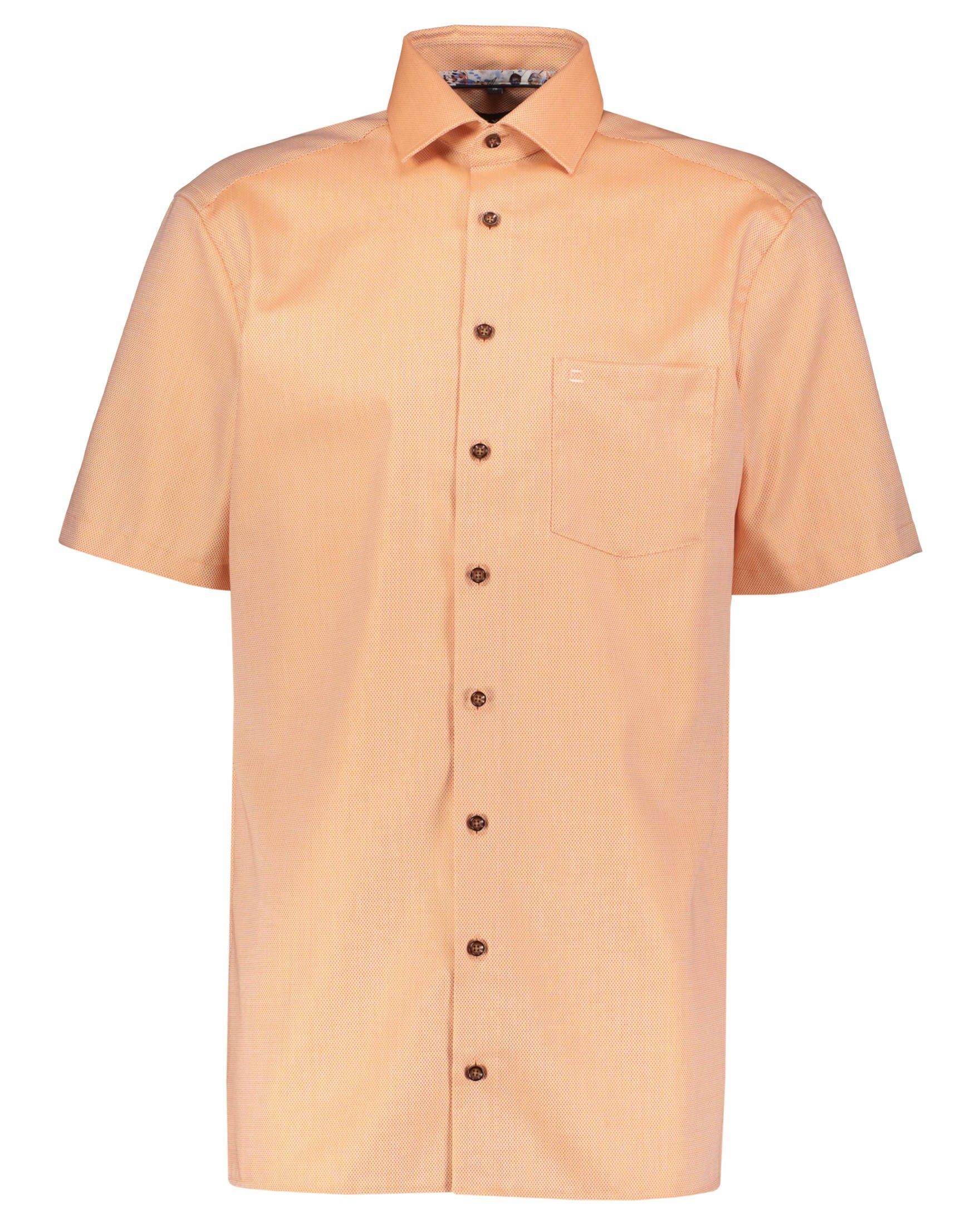 OLYMP Businesshemd Herren (1-tlg) Fit orange Kurzarm Hemd Modern (33)