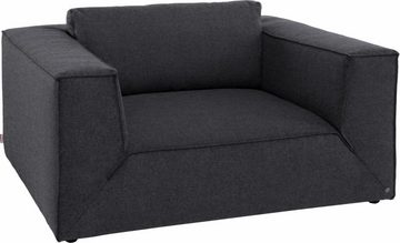 TOM TAILOR HOME Loveseat BIG CUBE STYLE, mit bequemen Stegkissen, extra große Sitztiefe, Breite 147 cm