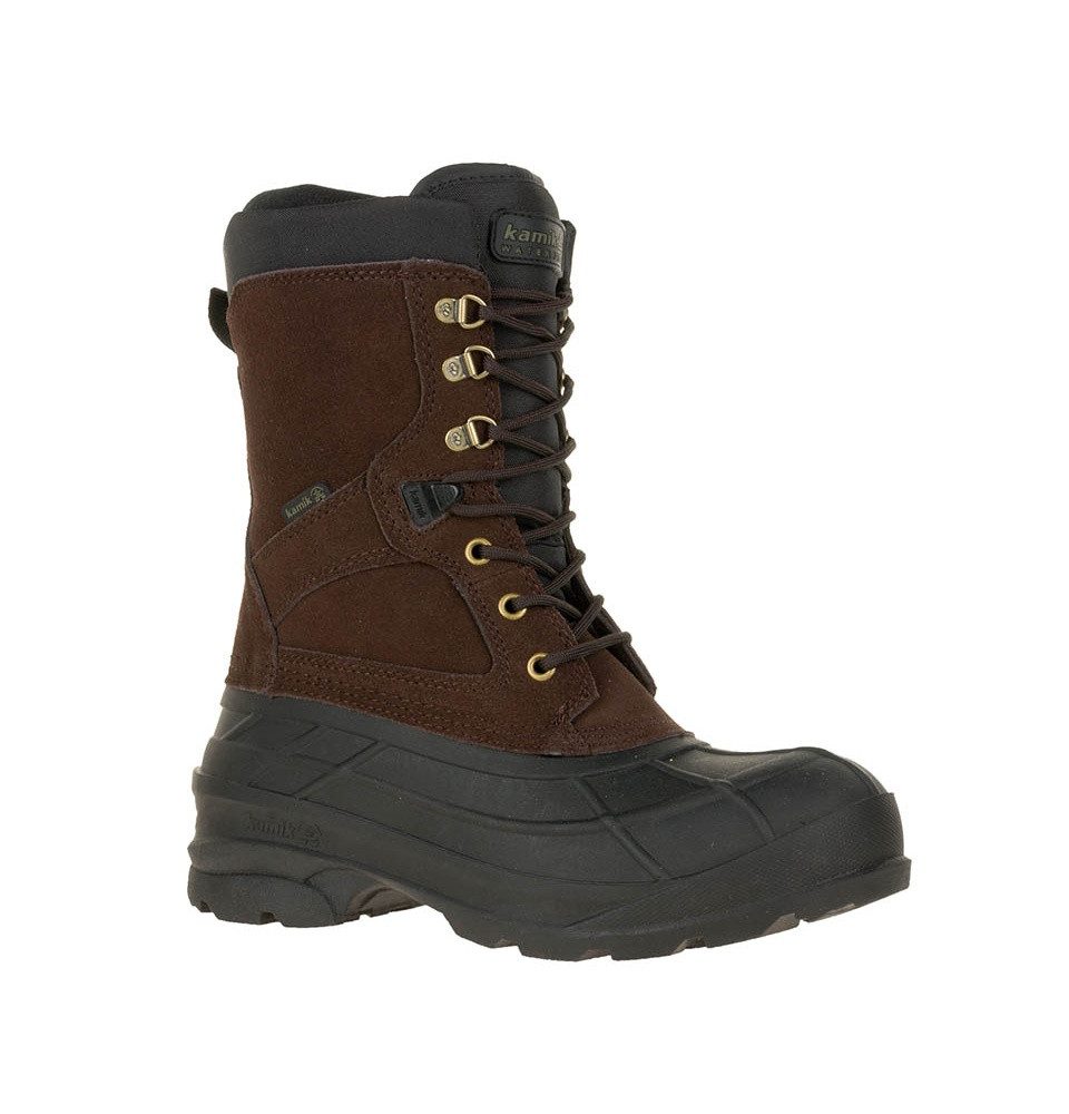Kamik NationWide (Wildleder, wasserdicht) braun Herren Winterstiefel