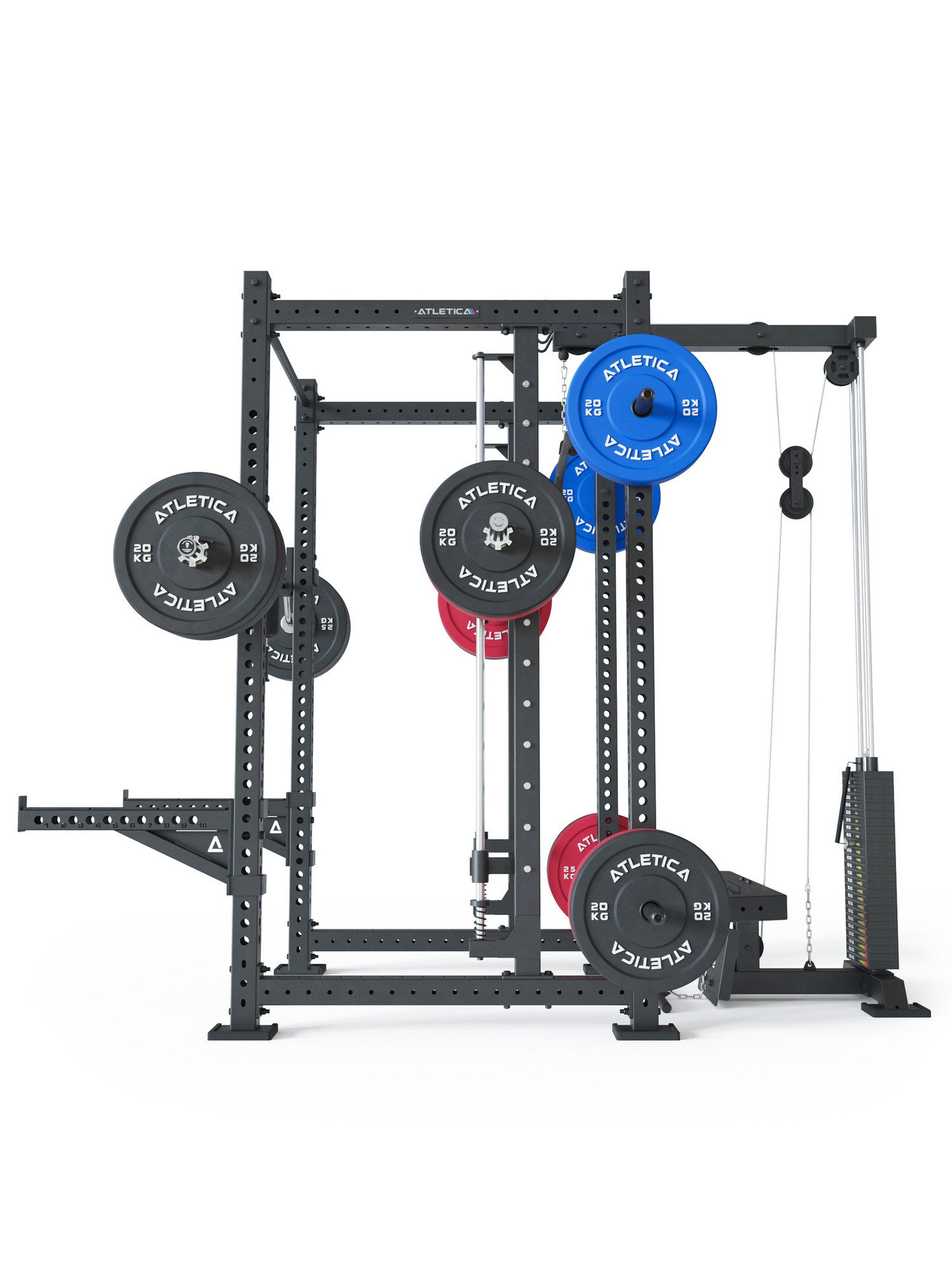ATLETICA Power Rack R8 Spectre Long, Smith Machine inklusive