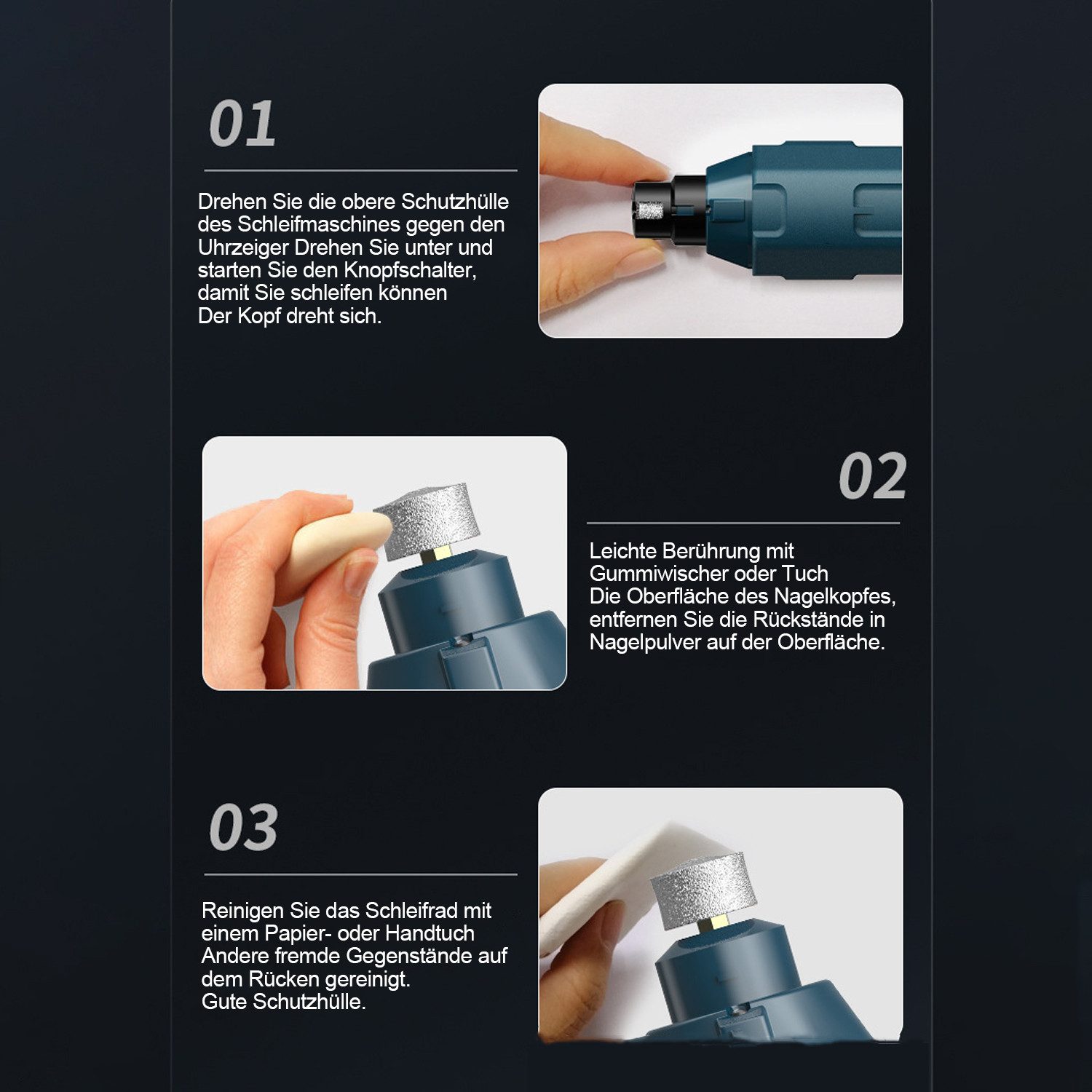 OKWISH Krallenschleifer Elektrischer Tierkrallenschleifer Hundefeile Kralle günstig online kaufen