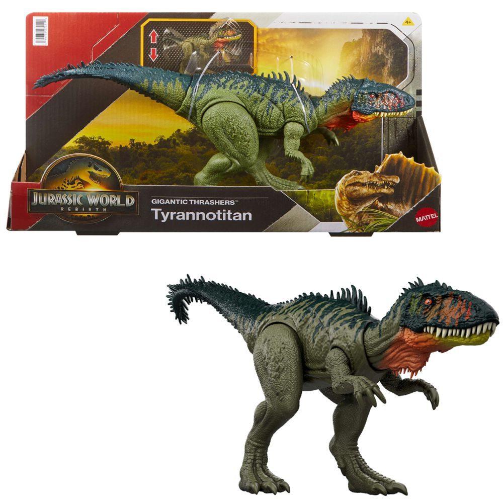 Jurassic World Spielfigur Tyrannotitan Gigantic Thrashers Jurassic World JCL75 Dinosaurier