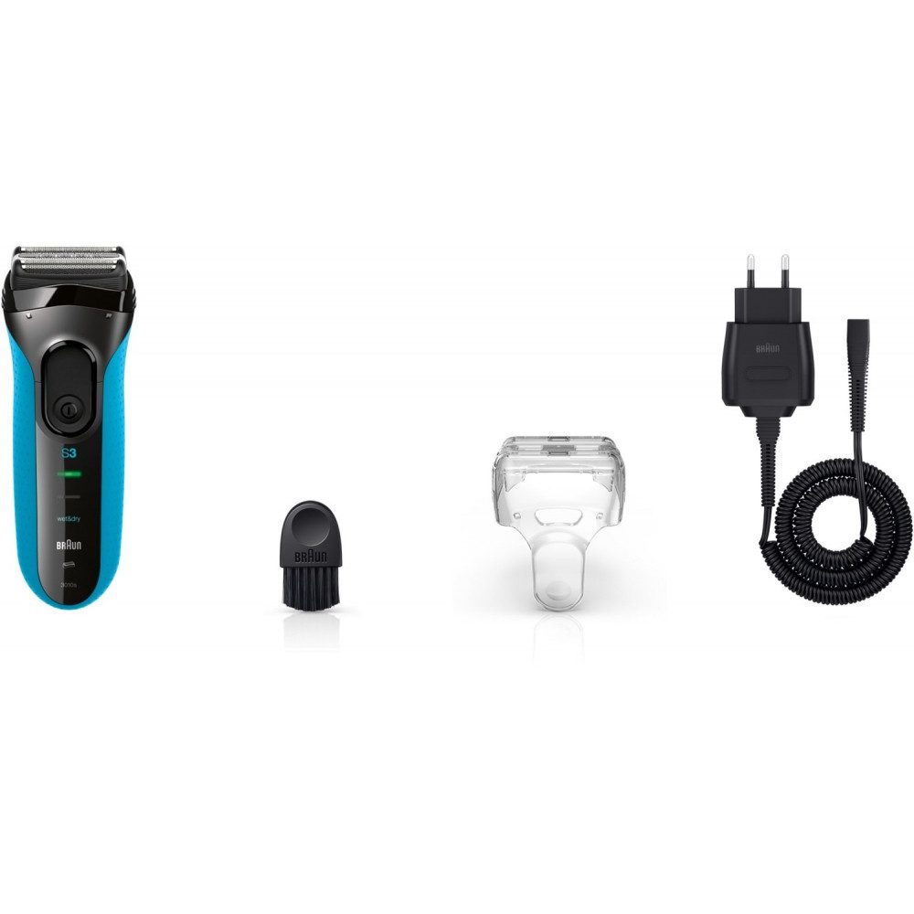 Braun Elektrorasierer braun 3010s series 3 ProSkin W&D Rasierer blau