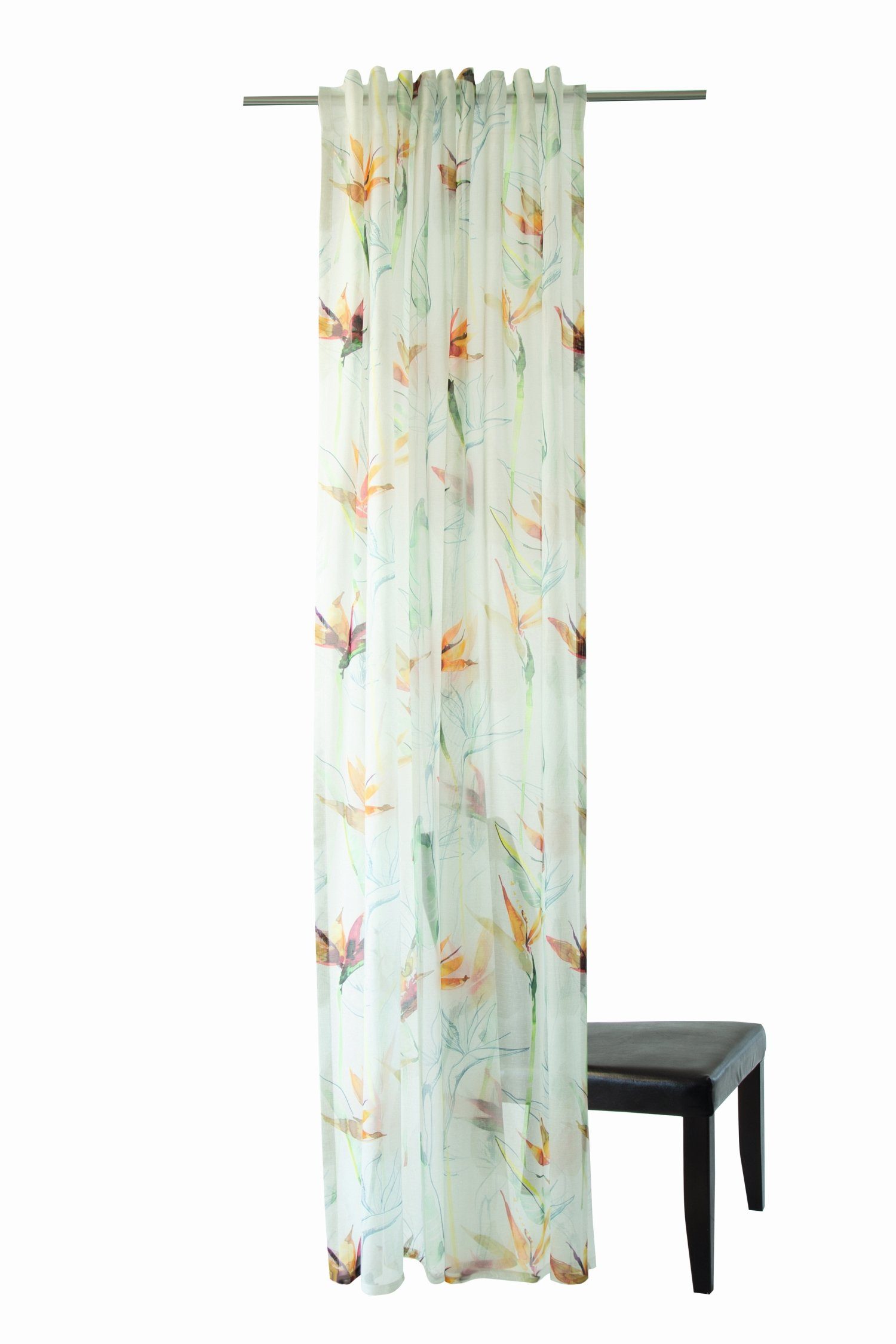 Vorhang, HOMING, Lichtschutz, Homing Schlaufenschal Lycka 140x245 Vorhang transparent multicolor