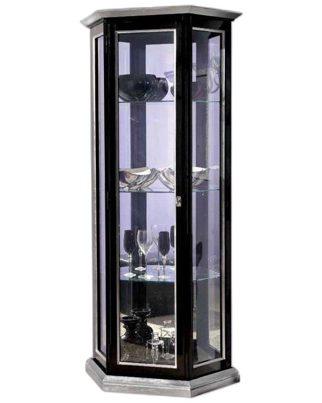 Xlmoebel Vitrine Stilvolle Vitrine aus Holz in modernem Design für Ihr Zuhause (Vitrine) Hergestellt in Europa
