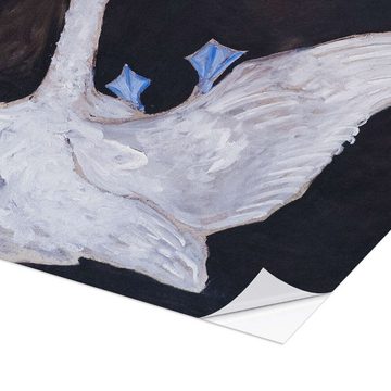 Posterlounge Wandfolie Hilma af Klint, The White Swan, Modern Malerei