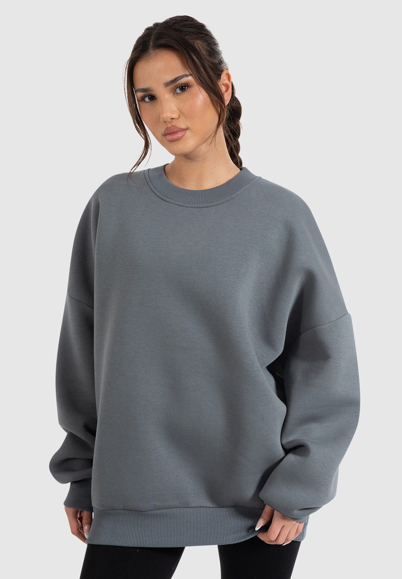 Smilodox Sweatshirt Brail, Oversize Langarmshirt mit günstig online kaufen