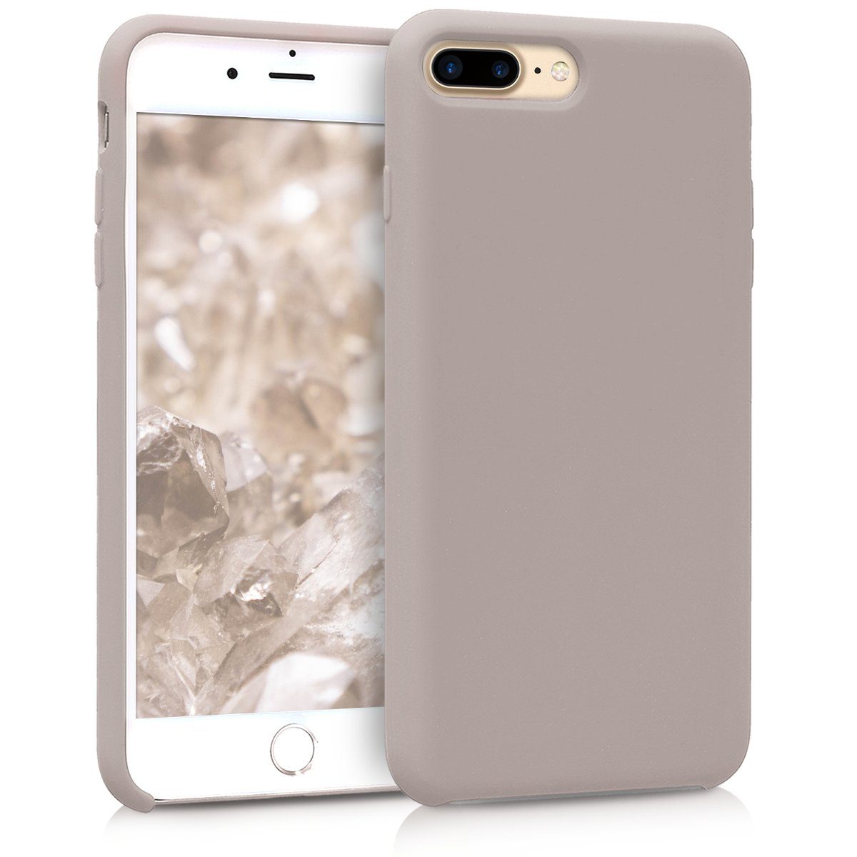 kwmobile Handyhülle Handyhülle für Apple iPhone 7 Plus / 8 Plus Hülle, Weiches Handy Silikon Case - Schutzhülle Cover