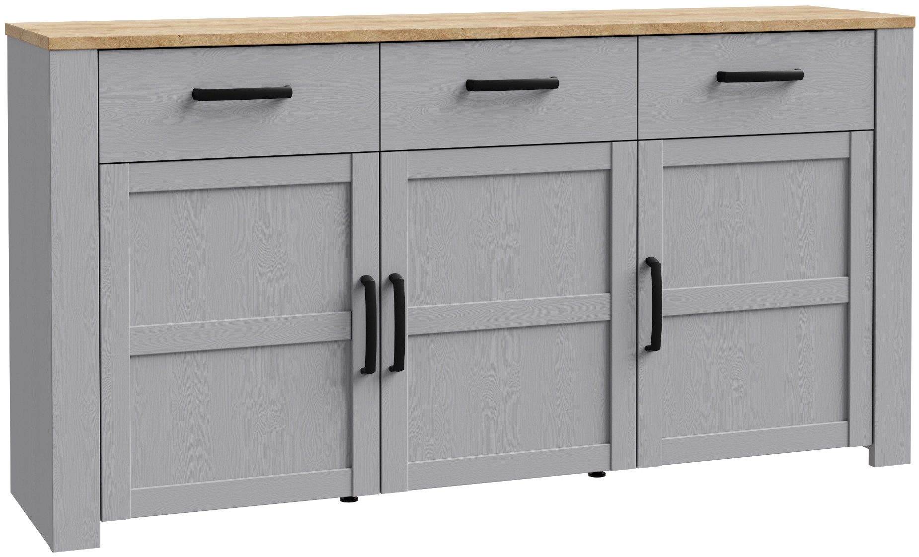 FORTE Sideboard Bohol, Sideboard, Soft-Close, Stauraum, Breite 166 cm