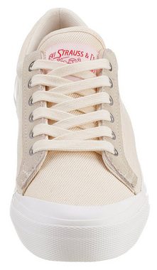 Levi's® LS1 LOW S Plateausneaker mit Kontrast-Ziernähte, Freizeitschuh, Halbschuh, Schnürschuh