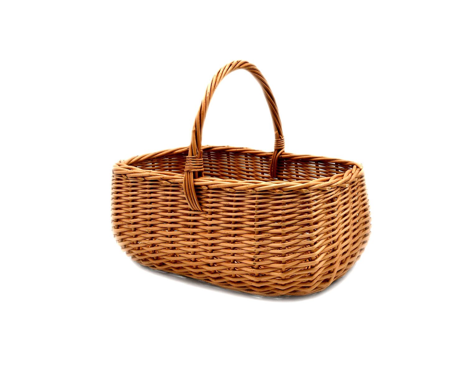 MyBer® Einkaufskorb Korb Weidenkorb Picknickkorb 33/23/13 günstig online kaufen