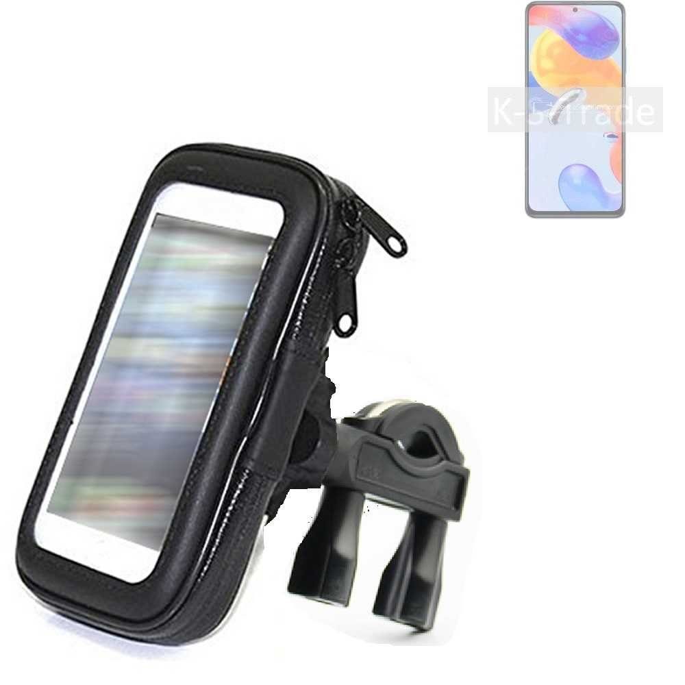 K-S-Trade Smartphone-Halterung für Xiaomi Redmi Note 11 Pro 5G Global, (Fahrrad-Halterung Handy-Halterung Halter Lenkstange)