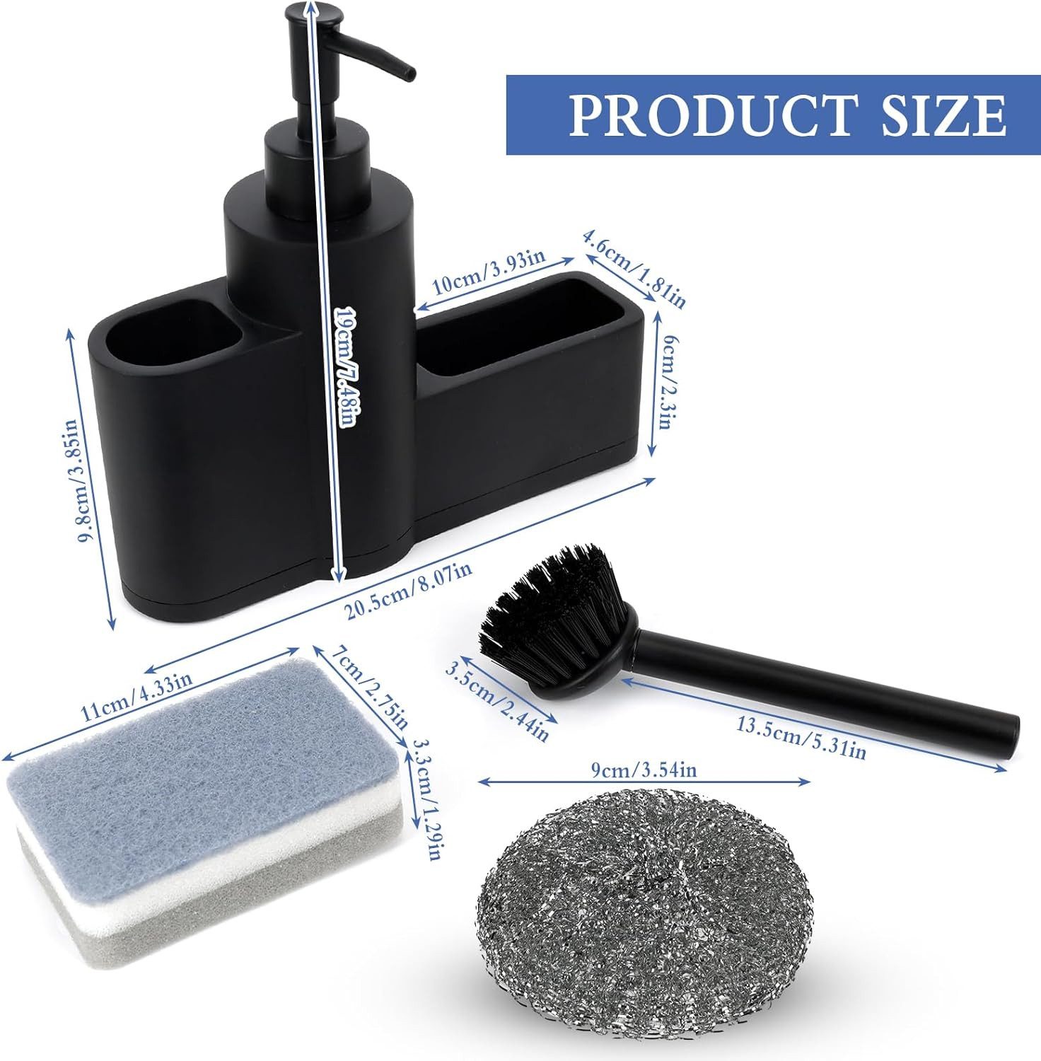 LA CUTE Küchenorganizer-Set Spülbecken Organizer Set mit Seifenspender und günstig online kaufen