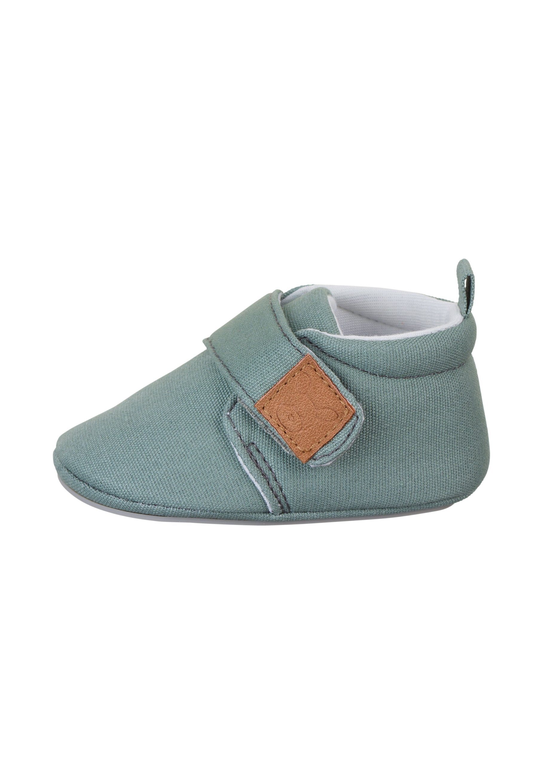Sterntaler® Krabelschuhe uni Krabbelschuh Krabbelschuhe Baby mit Klettverschluss und Anti-Rutsch-Sohle – Bild 2 von 5