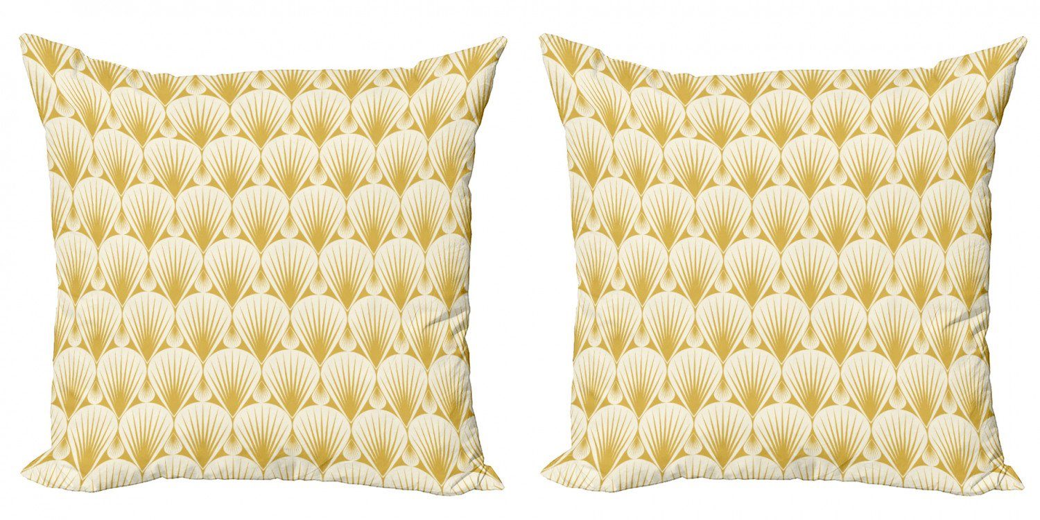 Kissenbezüge Modern Accent Doppelseitiger Digitaldruck, Abakuhaus (2 Stück), Nautisch Minimal Seashell Muster
