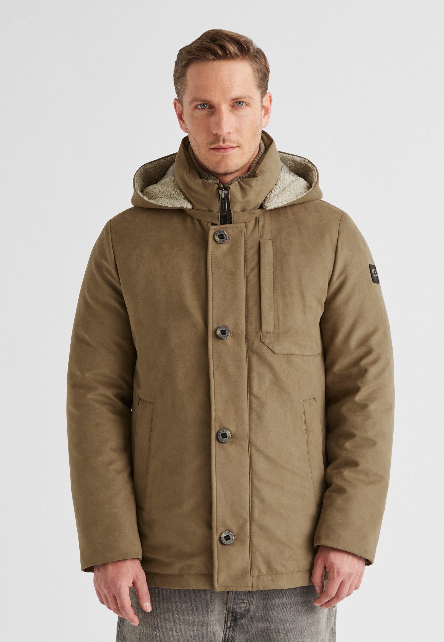 MILESTONE Parka MSBennet Herren Jacke Mantel kurz lockere Passform
