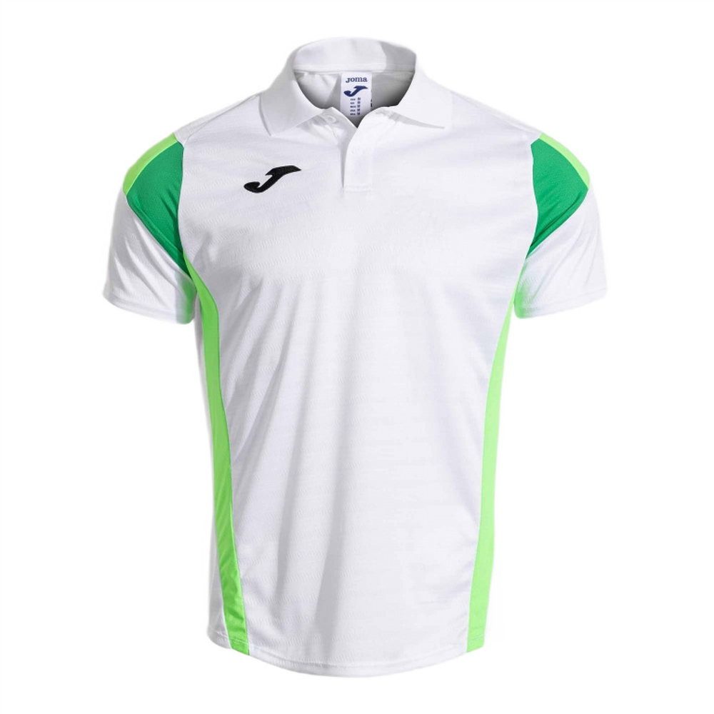 Joma Poloshirt Corta Montreal weiss/neongrün Herren