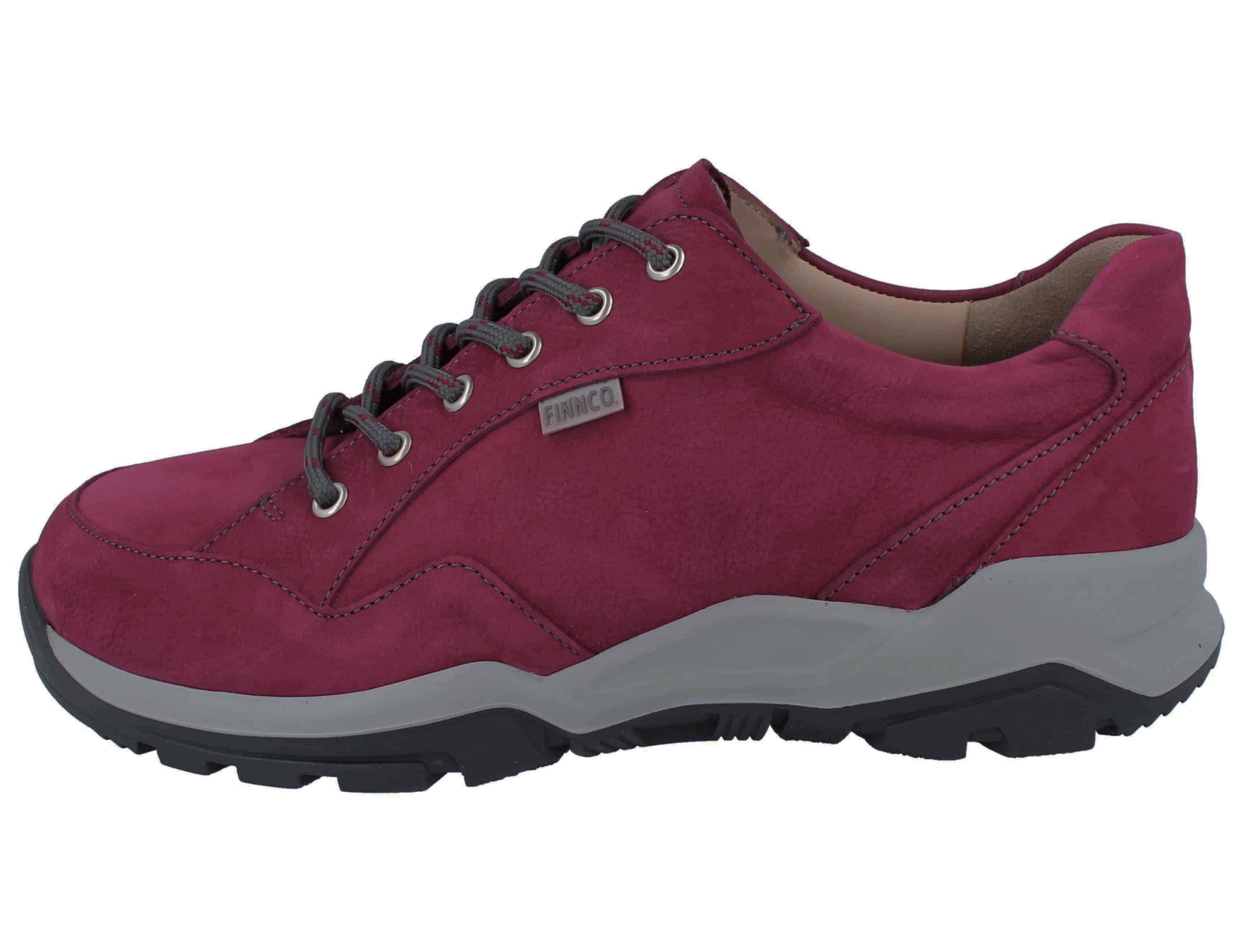 Finn Comfort FINN COMFORT FINNCO Tessin Damen Wanderschuhe Halbschuhe rot Wanderschuh Wechselfußbett