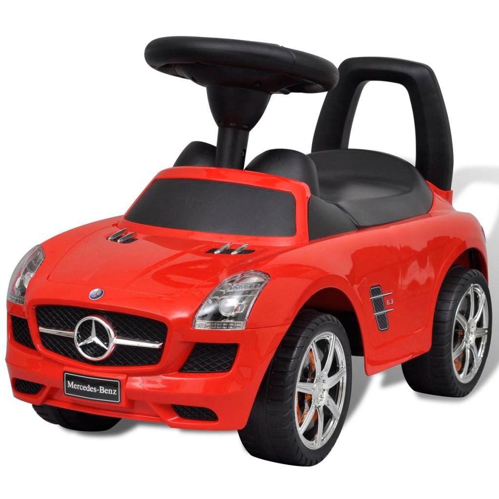 Rutscherauto Rutscher Rutschfahrzeug Läufer Mercedes Benz Kinderauto Fußantrieb Rot